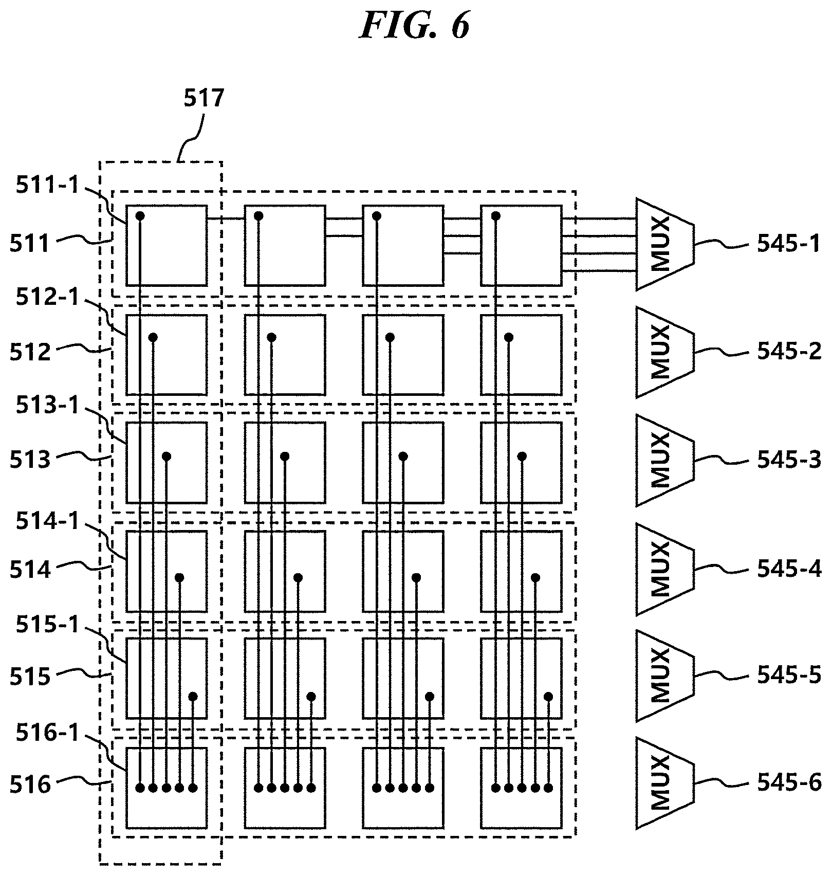 Patent US11847277 Figure 6 – Touch circuit and method for controlling touch circuit
