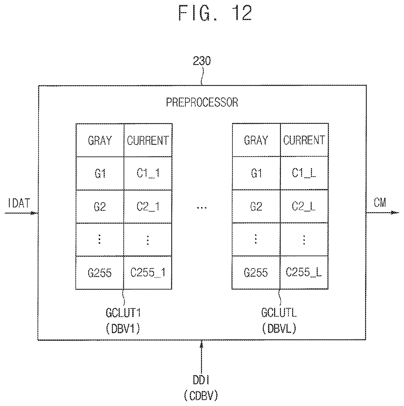 Patent US11847278 Figure 12 – Display device predicting noise for touch sensor and computing system