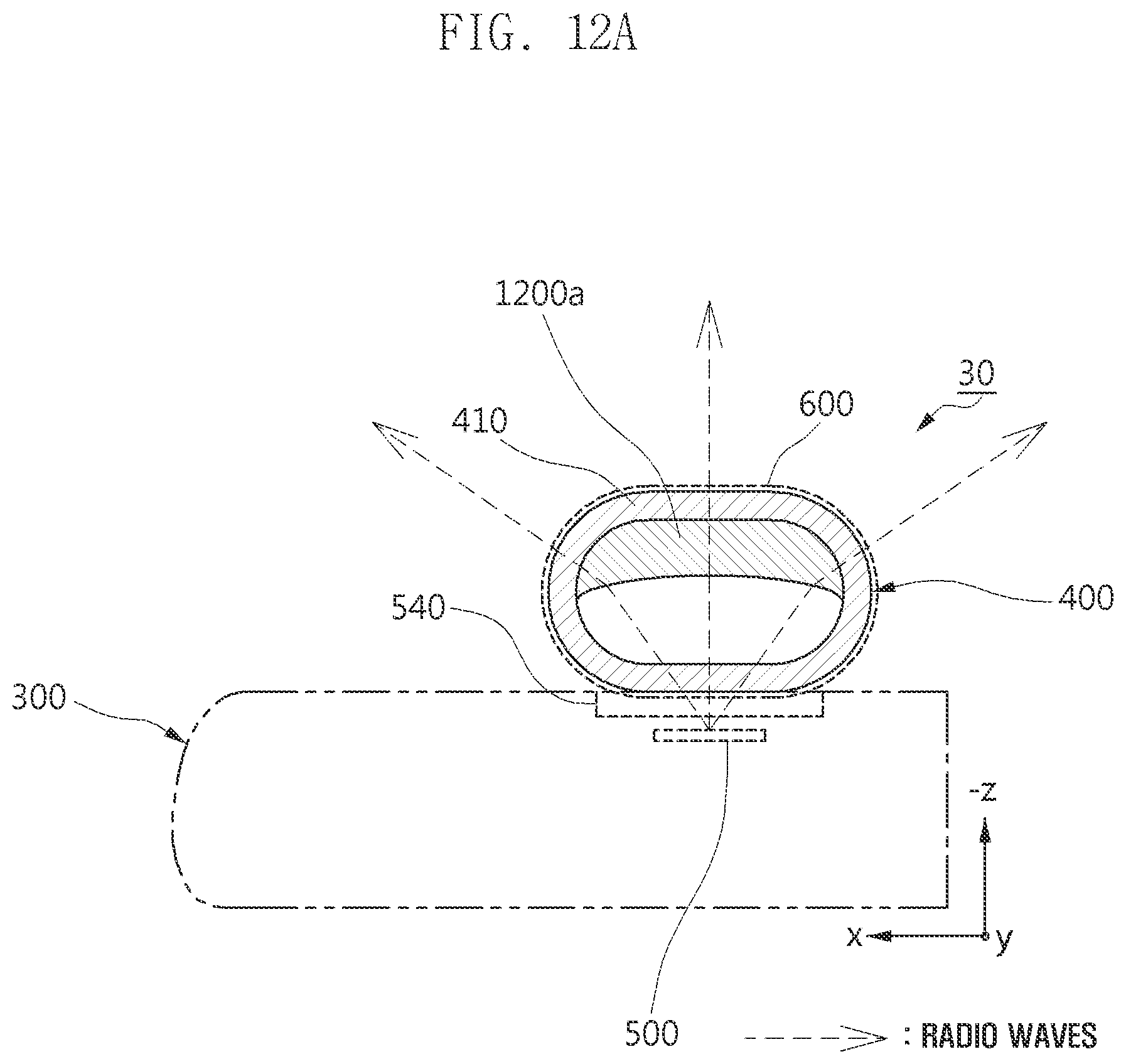 Patent US11847282 Figure 14 – Electronic device comprising pen input device and configured to reduce deterioration in antenna due to pen input device