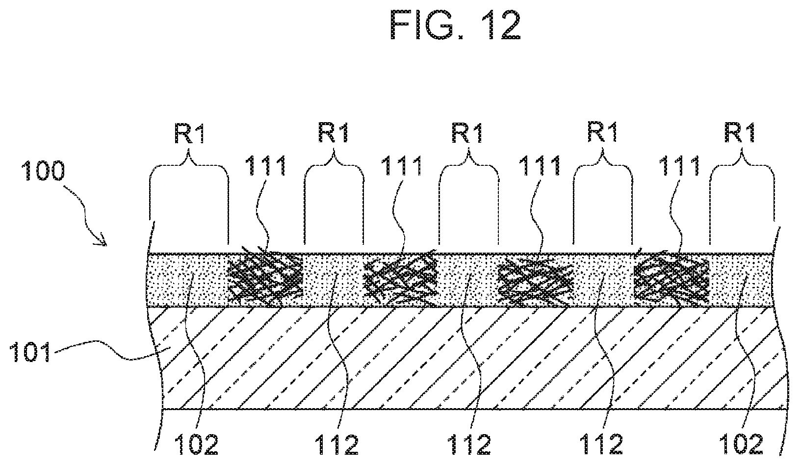 Patent US11847284 Figure 9 – Transparent electrode member, multilayer transparent electrode member, and capacitive sensor