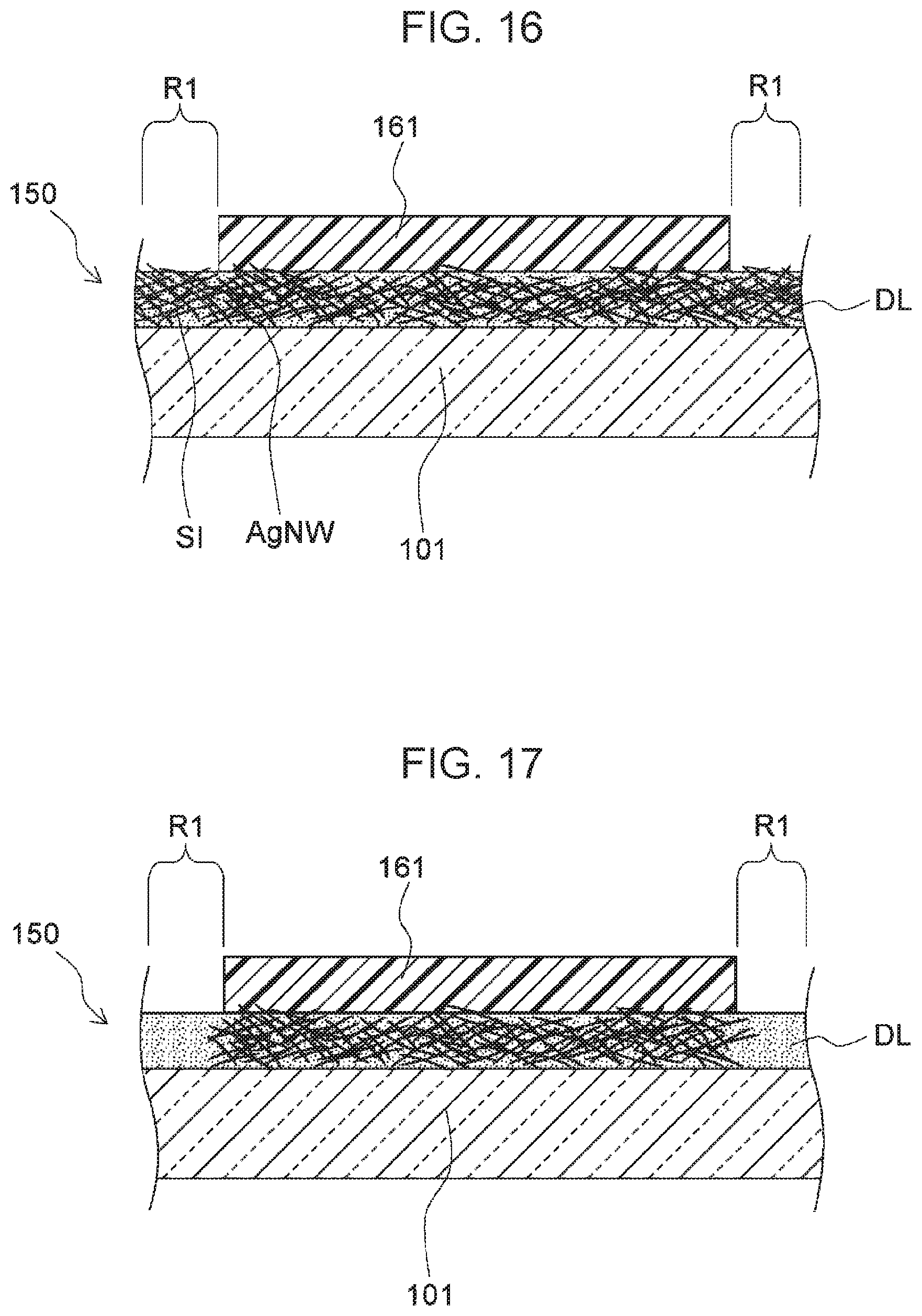 Patent US11847284 Figure 12 – Transparent electrode member, multilayer transparent electrode member, and capacitive sensor