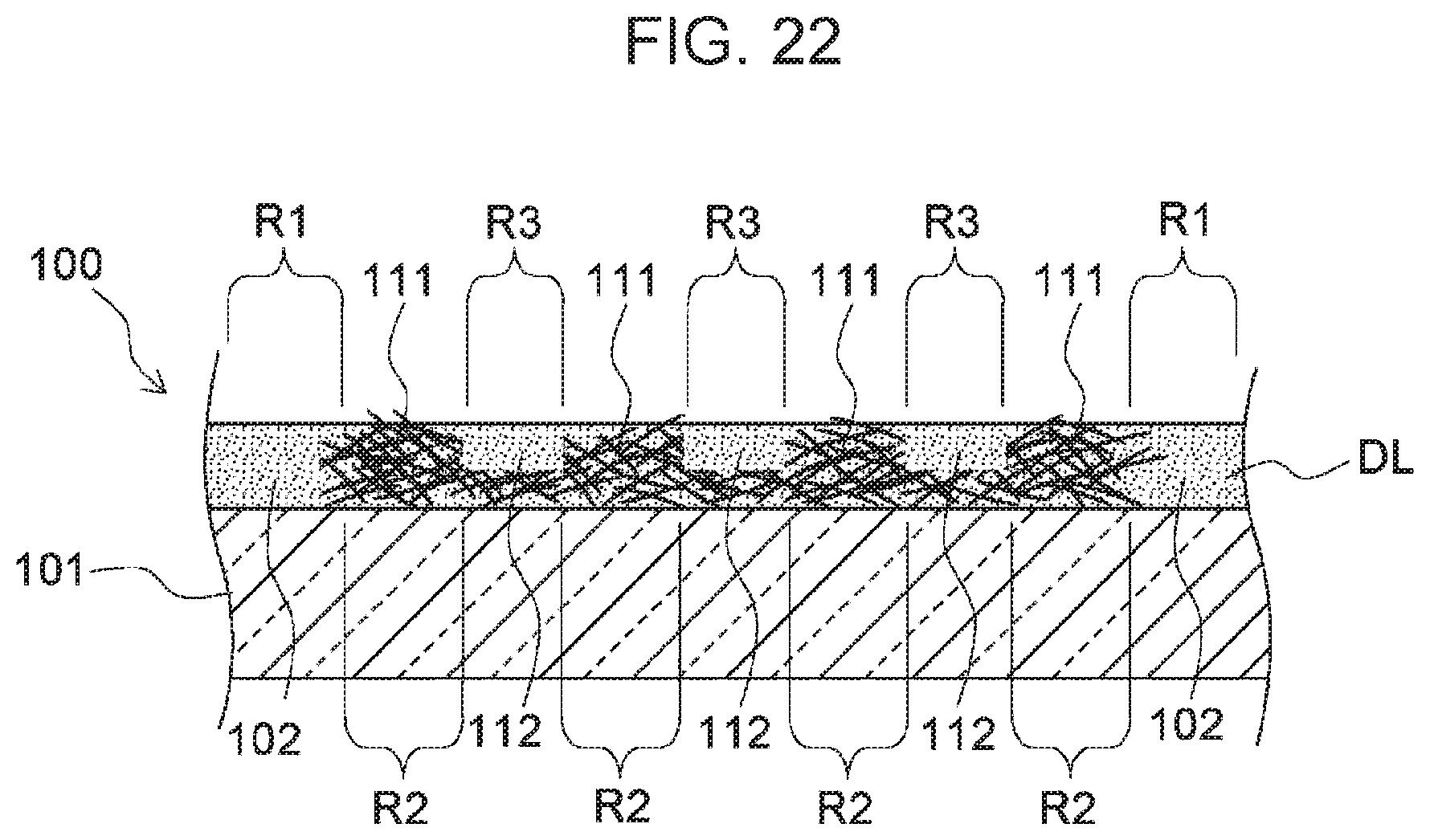 Patent US11847284 Figure 15 – Transparent electrode member, multilayer transparent electrode member, and capacitive sensor