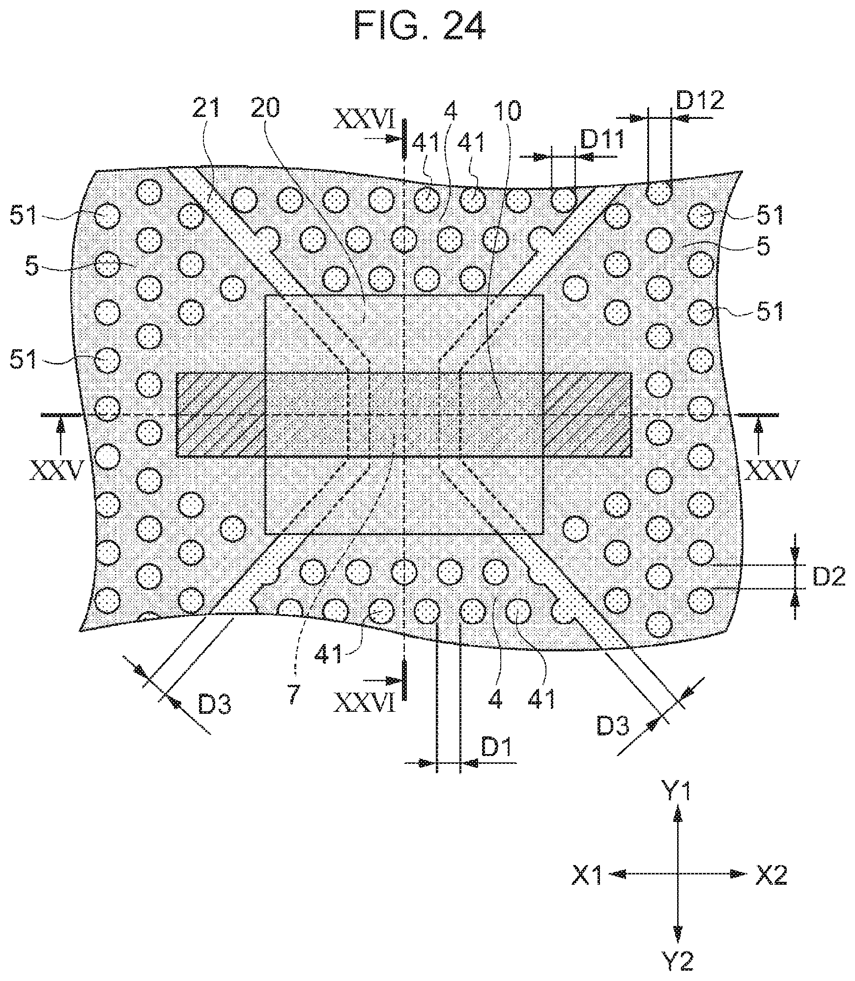Patent US11847284 Figure 17 – Transparent electrode member, multilayer transparent electrode member, and capacitive sensor