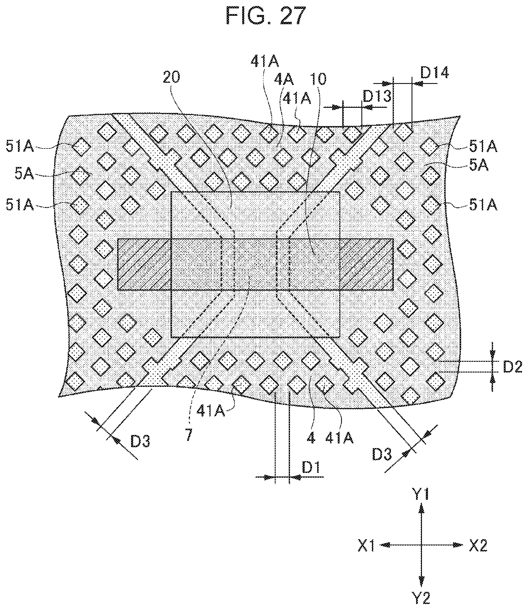 Patent US11847284 Figure 20 – Transparent electrode member, multilayer transparent electrode member, and capacitive sensor