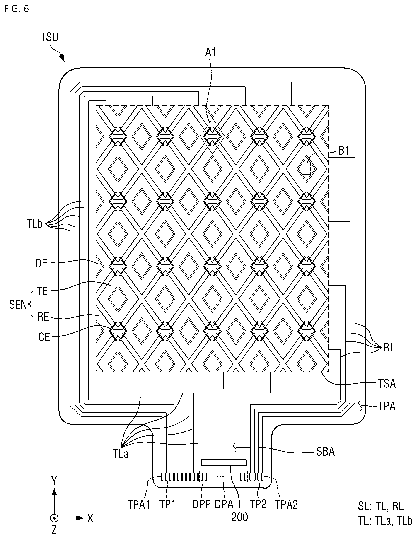 Patent US11847285 Figure 6 – Display device and position input system including the same