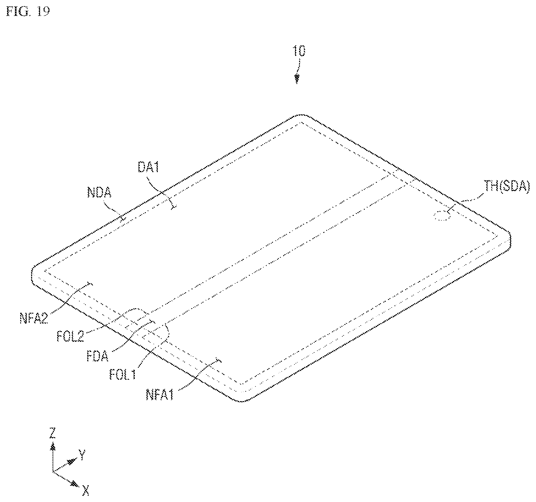 Patent US11847285 Figure 18 – Display device and position input system including the same