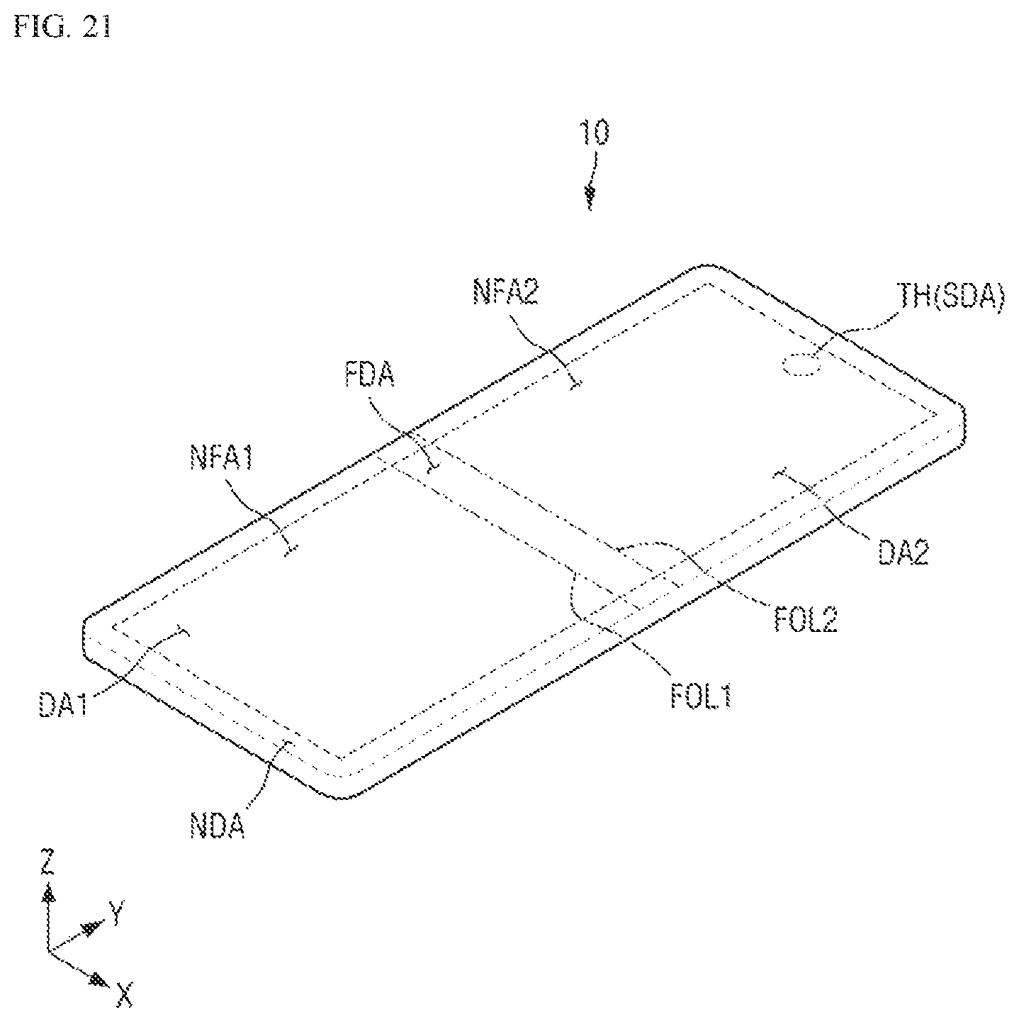 Patent US11847285 Figure 20 – Display device and position input system including the same