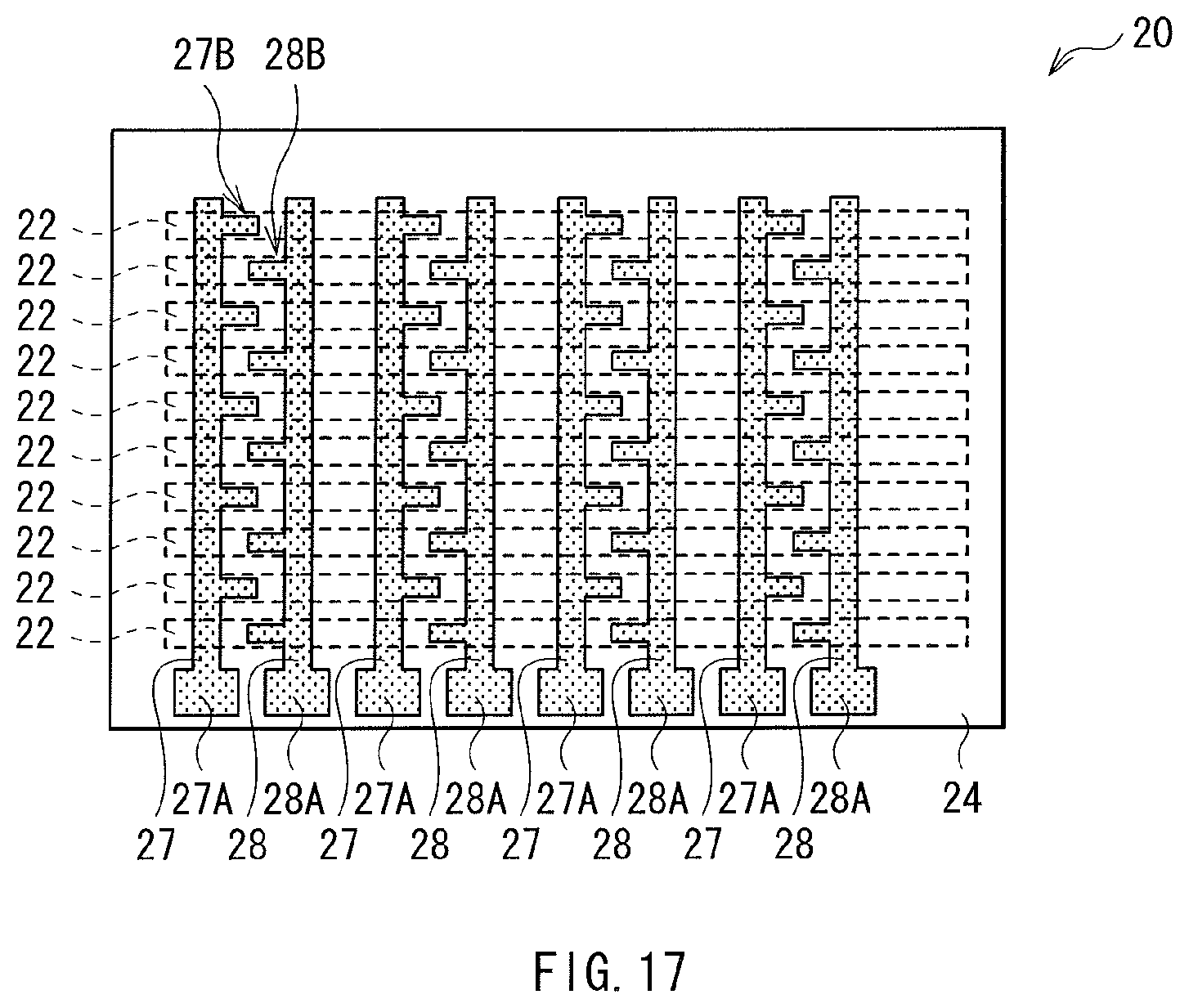 Patent US11847287 Figure 11 – Touch panel, display panel, and display unit