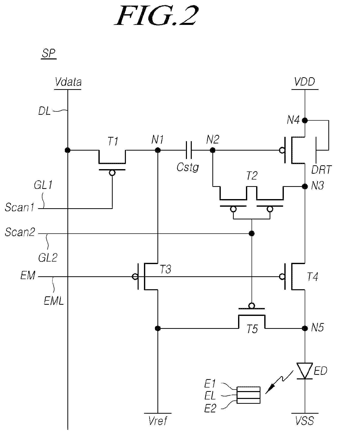 Patent US11847290 Figure 2 – Touch display device