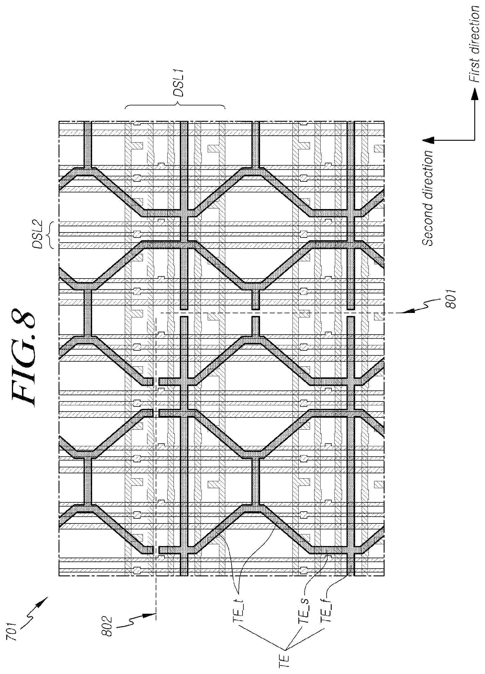 Patent US11847290 Figure 8 – Touch display device