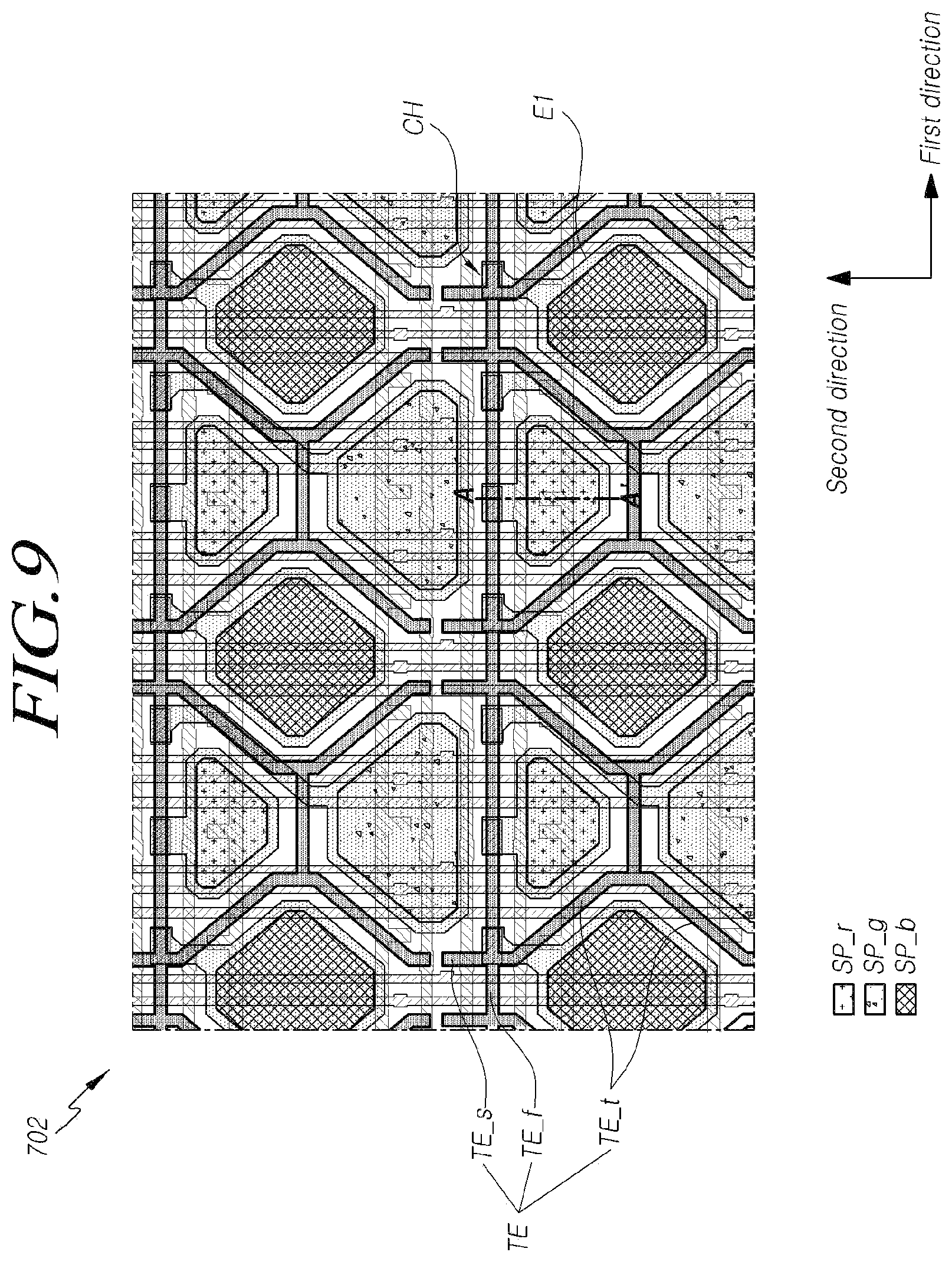 Patent US11847290 Figure 9 – Touch display device
