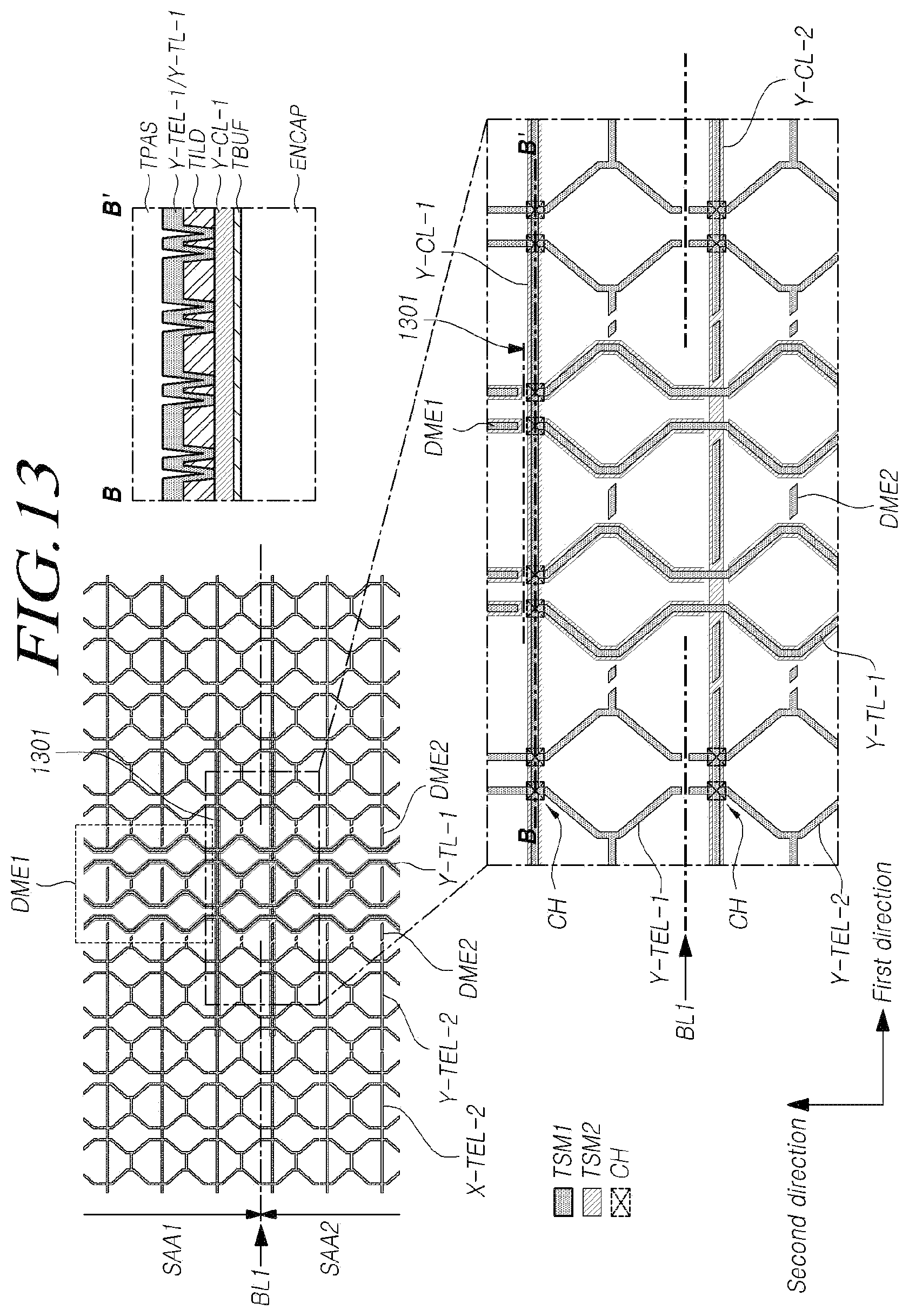 Patent US11847290 Figure 13 – Touch display device