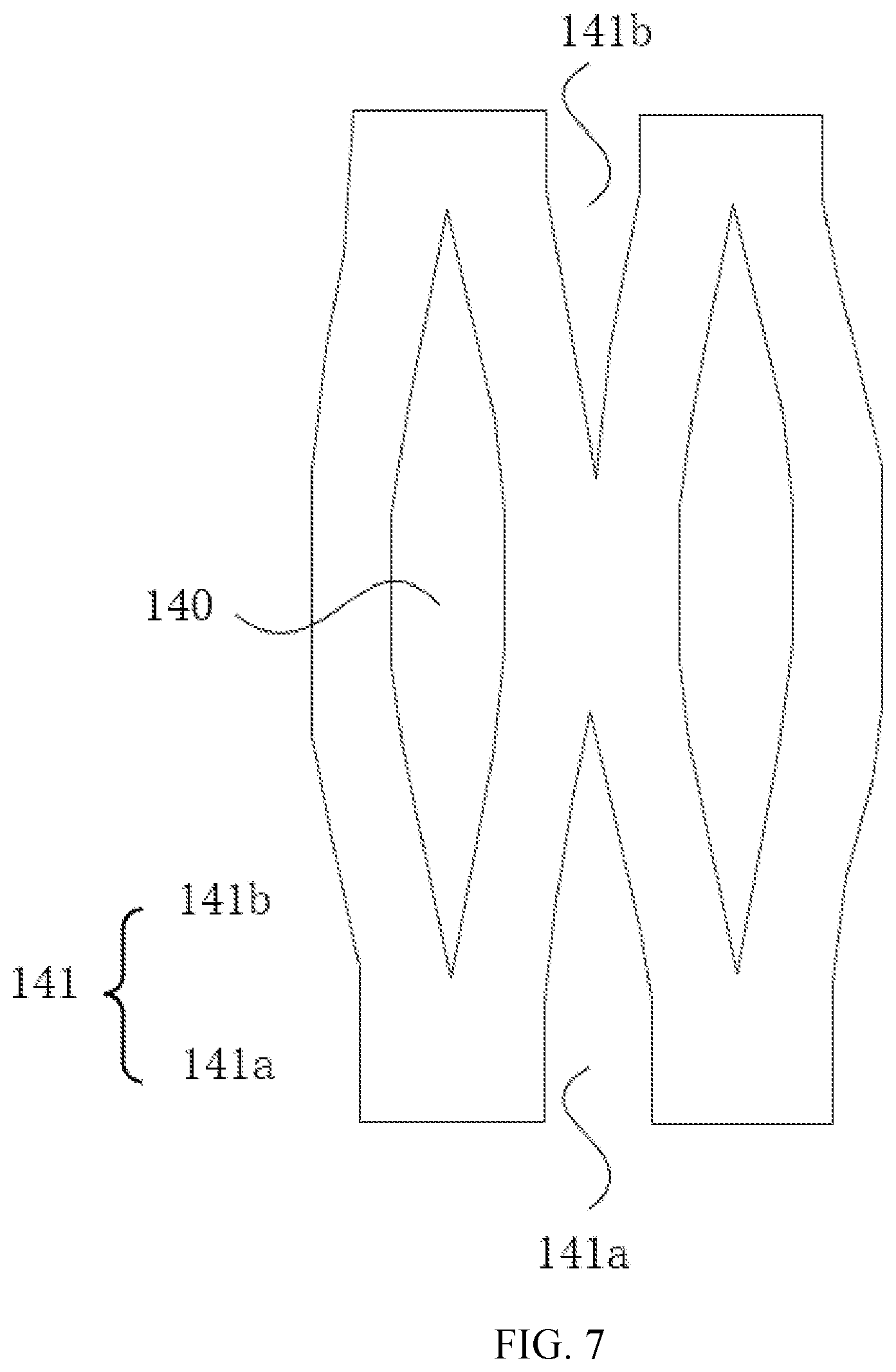 Patent US11847291 Figure 5 – Touch film layer and touch display panel