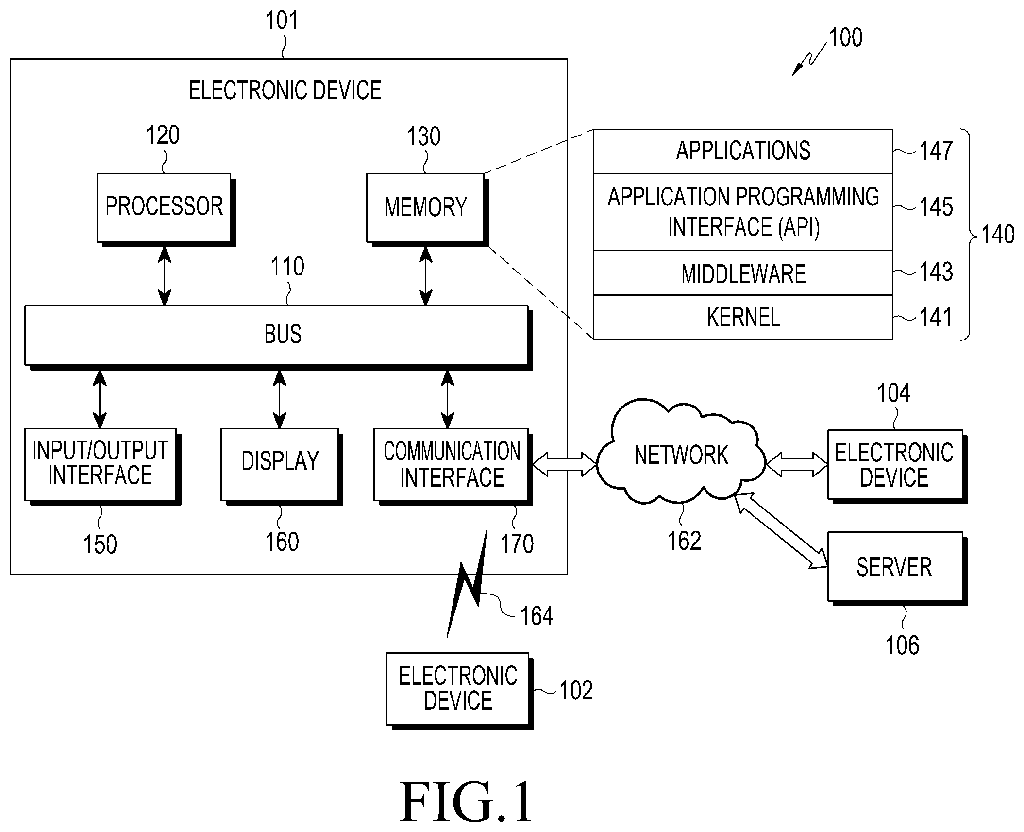 Patent US11847292 Figure 1 – Method of processing content and electronic device thereof