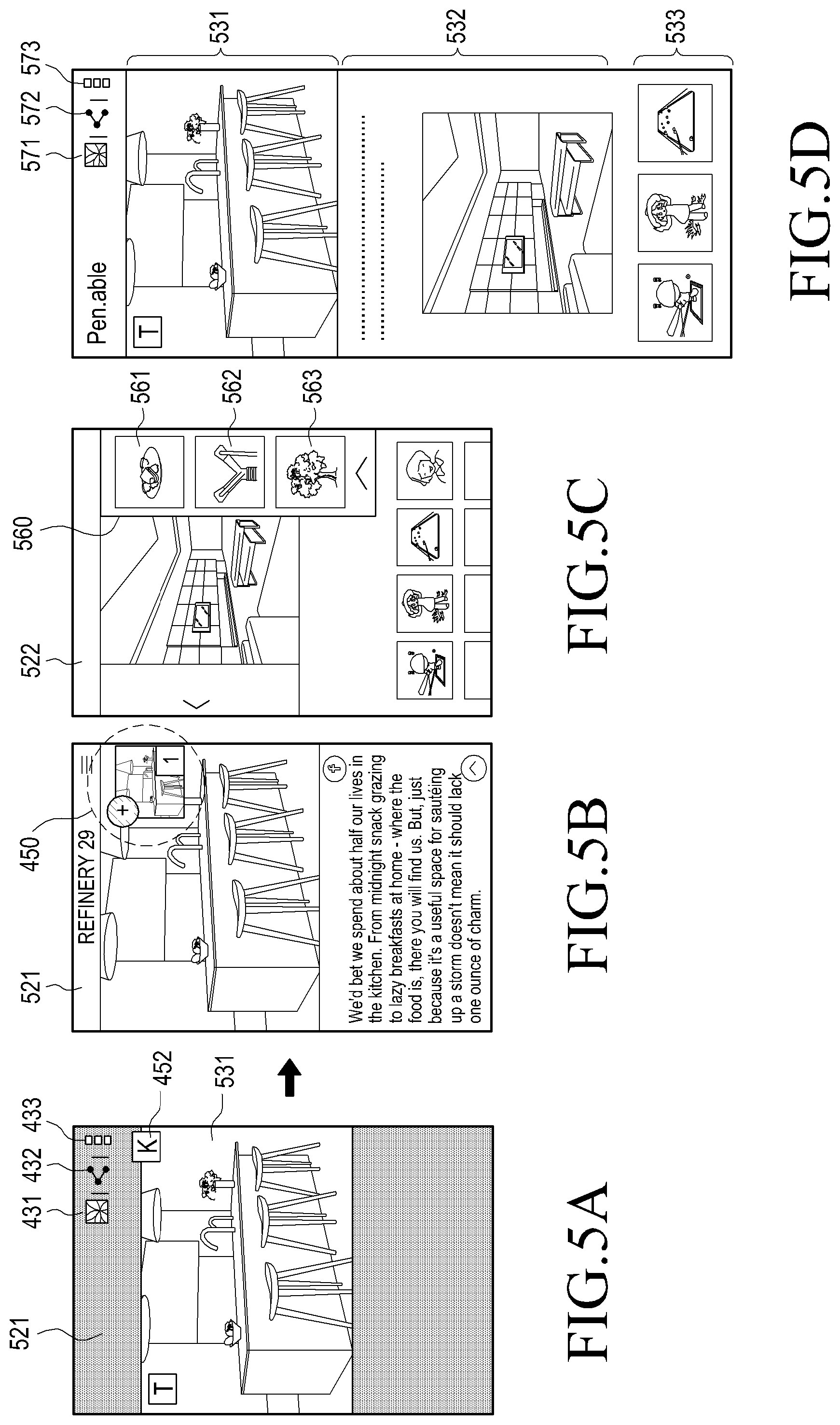 Patent US11847292 Figure 5 – Method of processing content and electronic device thereof