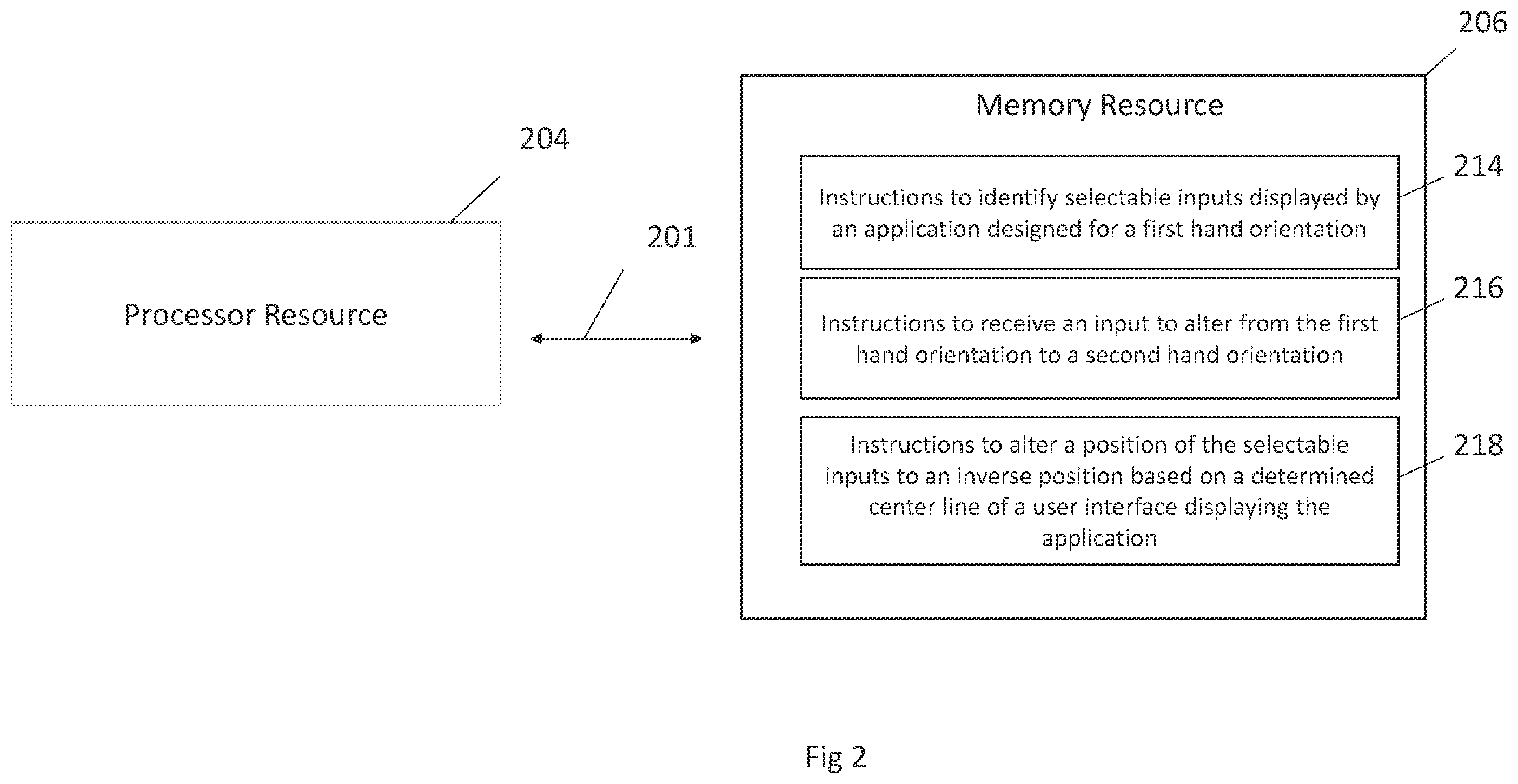 Patent US11847293 Figure 2 – Selectable input alterations