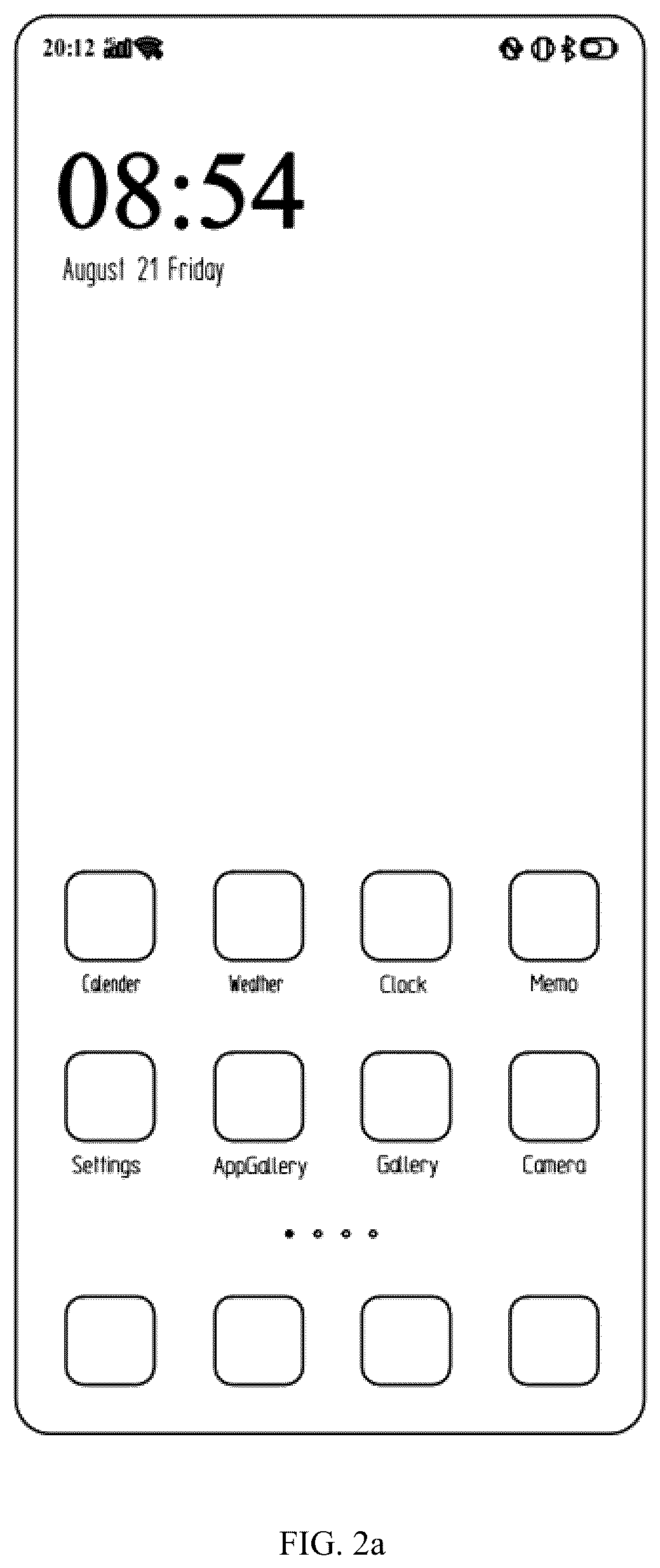 Patent US11847294 Figure 2 – Method for generating desktop of mobile terminal, device and electronic device