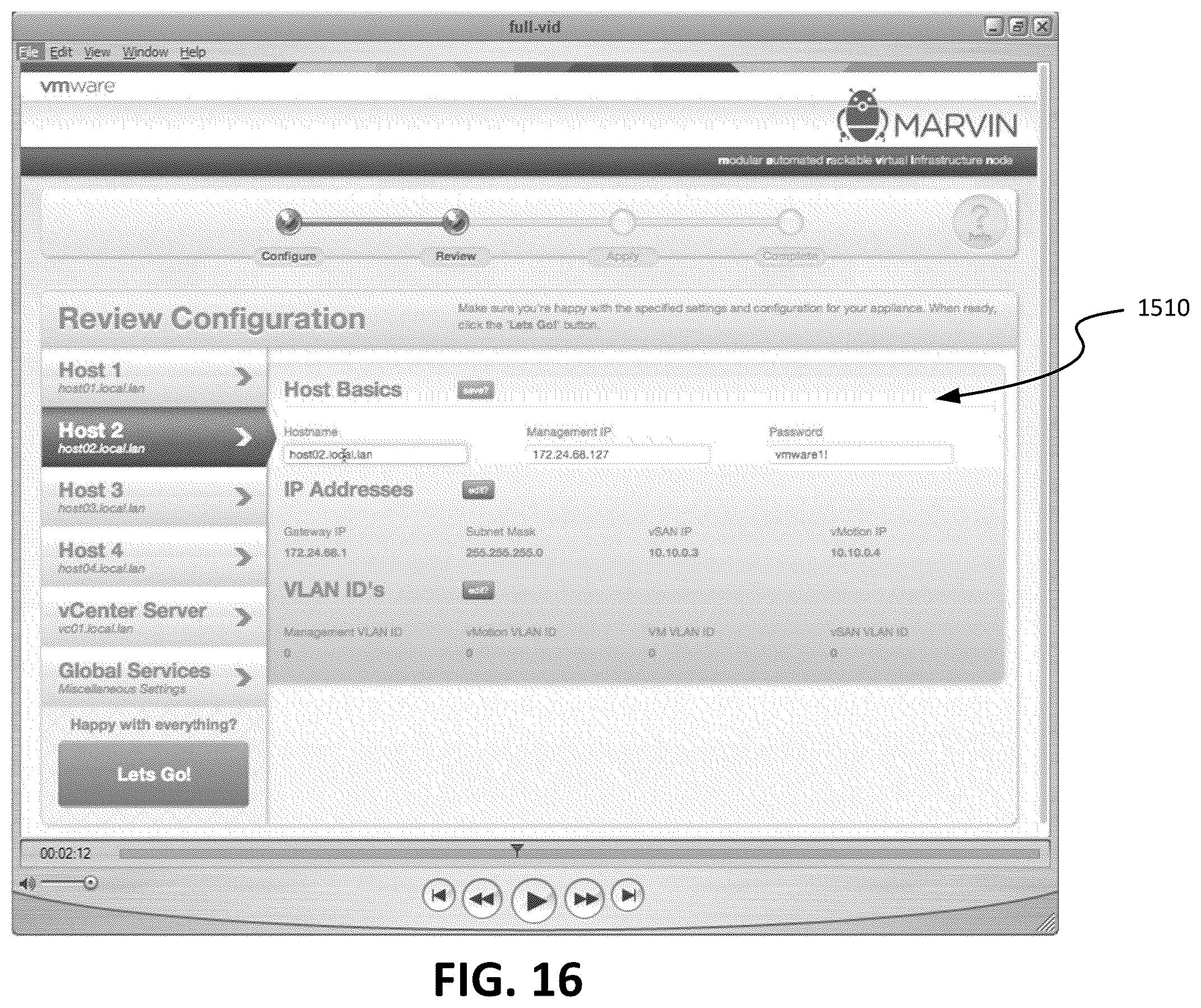 Patent US11847295 Figure 16 – Intuitive GUI for creating and managing hosts and virtual machines