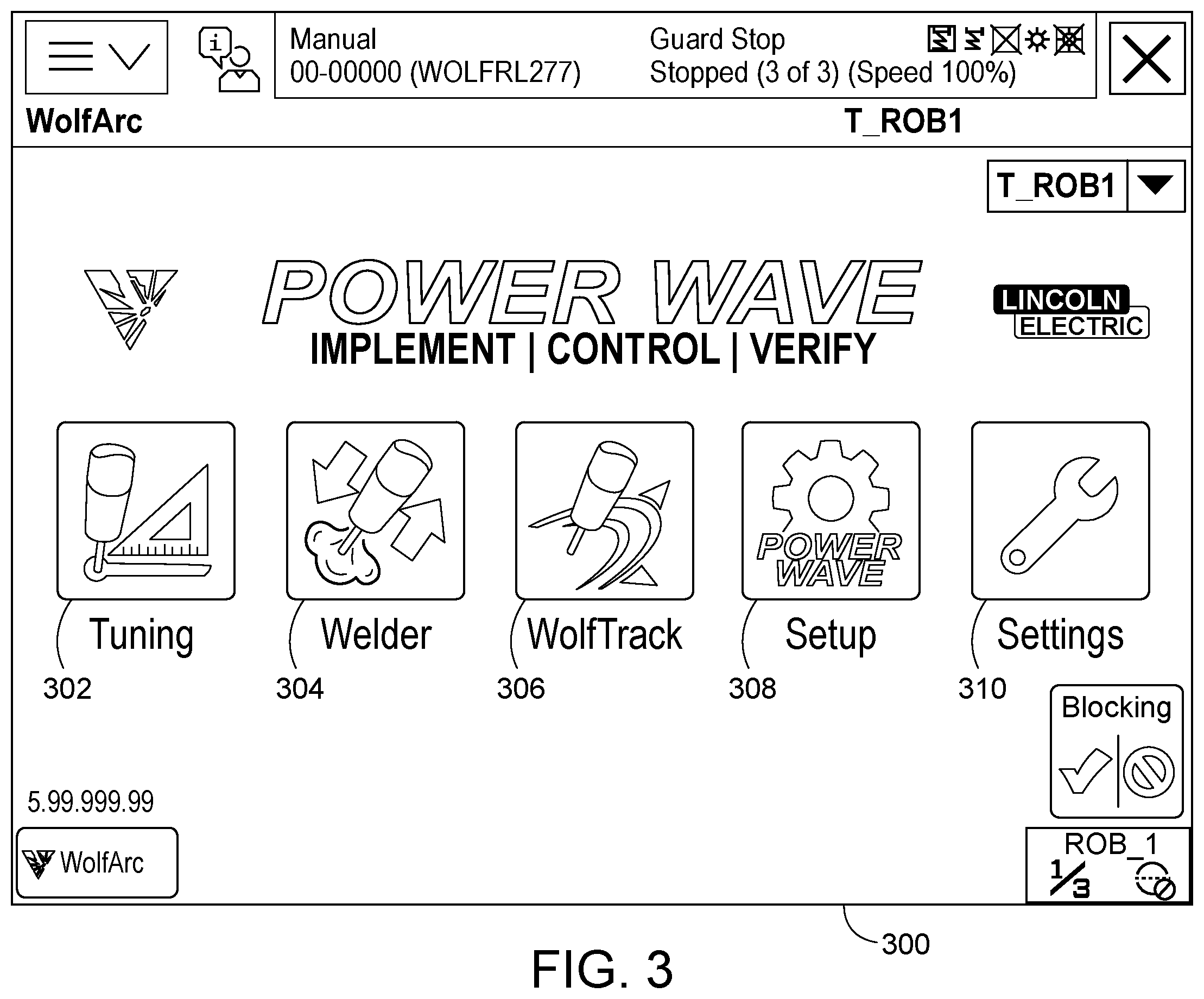 Patent US11847298 Figure 3 – User interface with real time pictograph representation of parameter settings