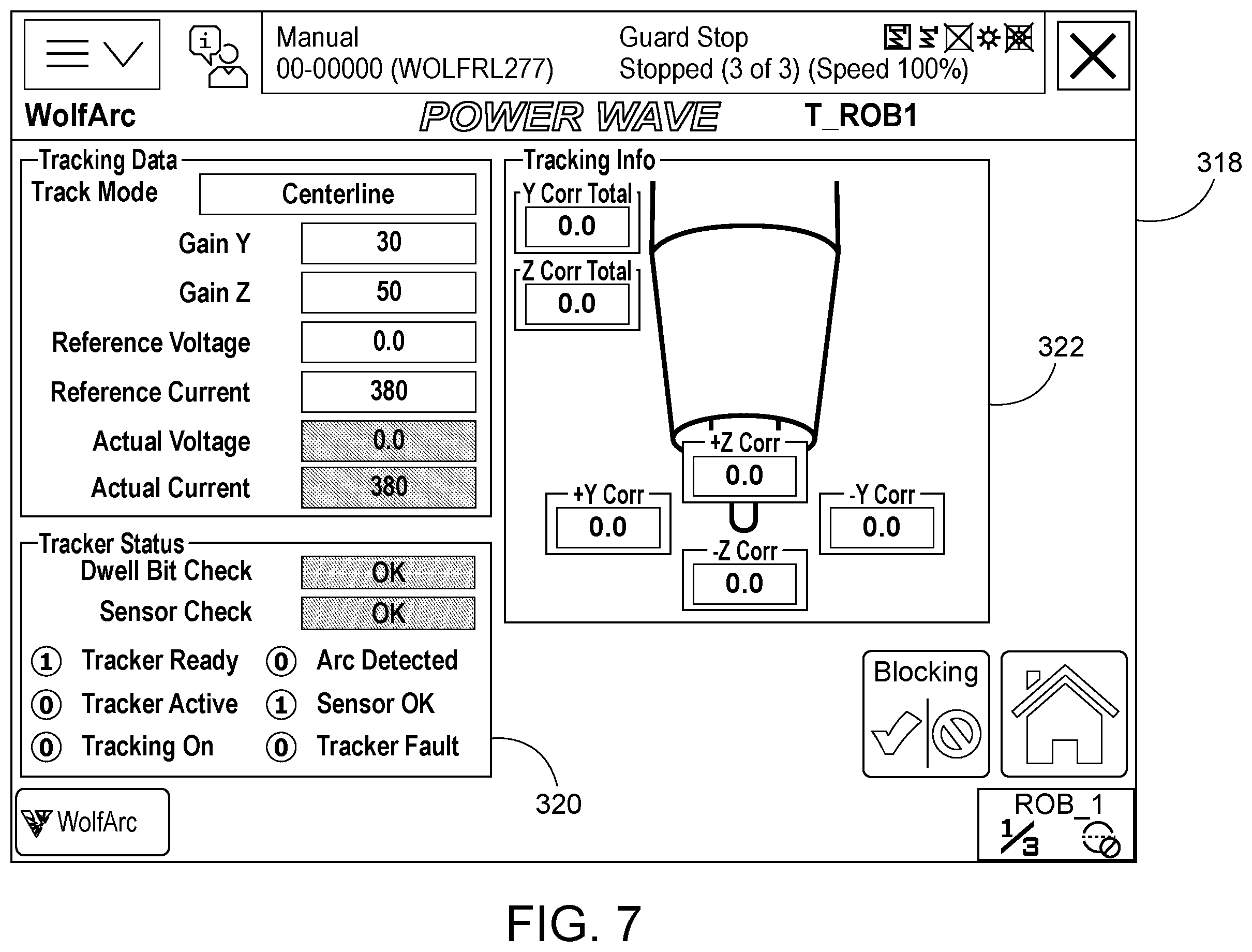Patent US11847298 Figure 7 – User interface with real time pictograph representation of parameter settings