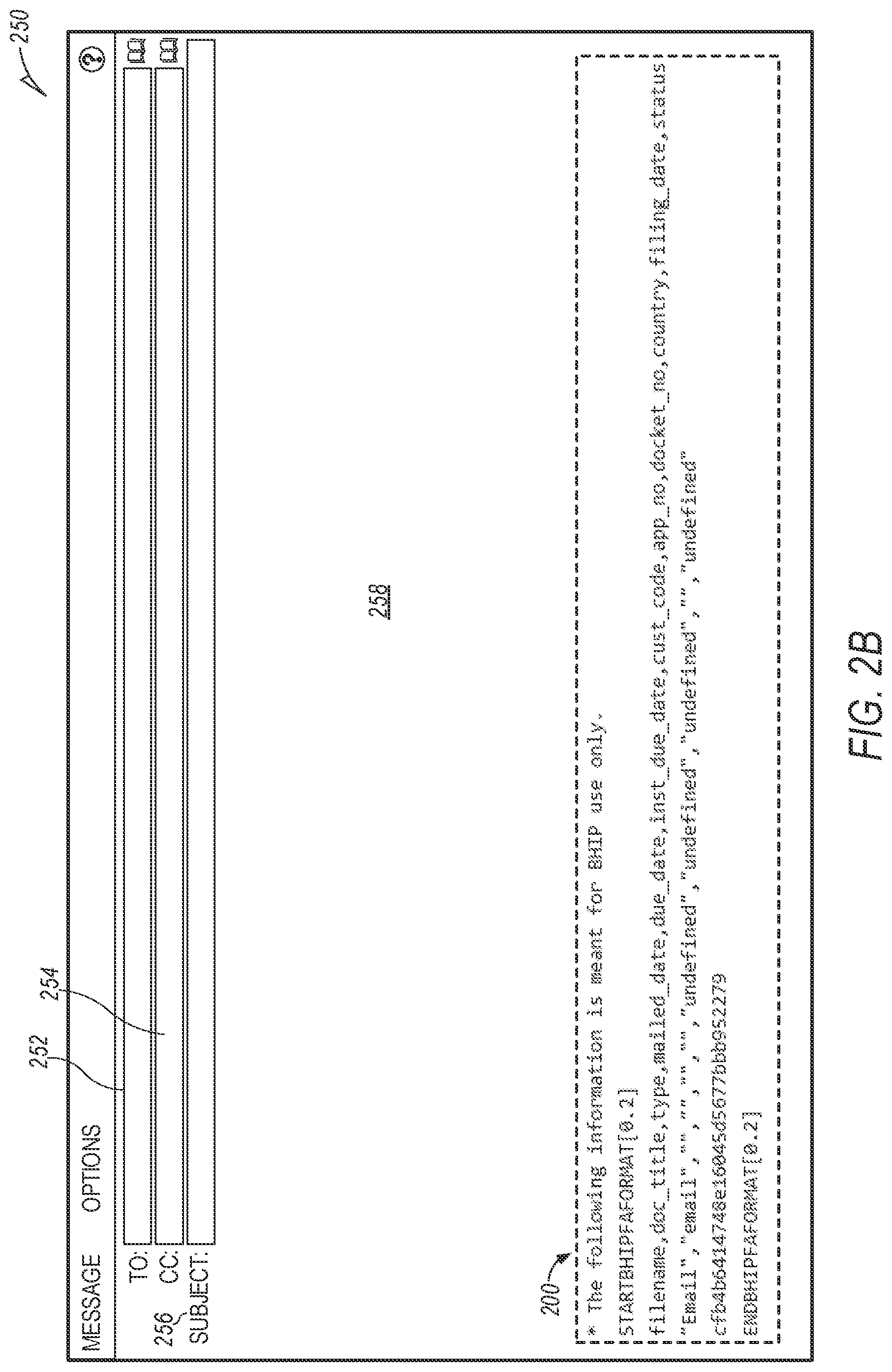 Patent US11847301 Figure 3 – Structured text for electronic communications