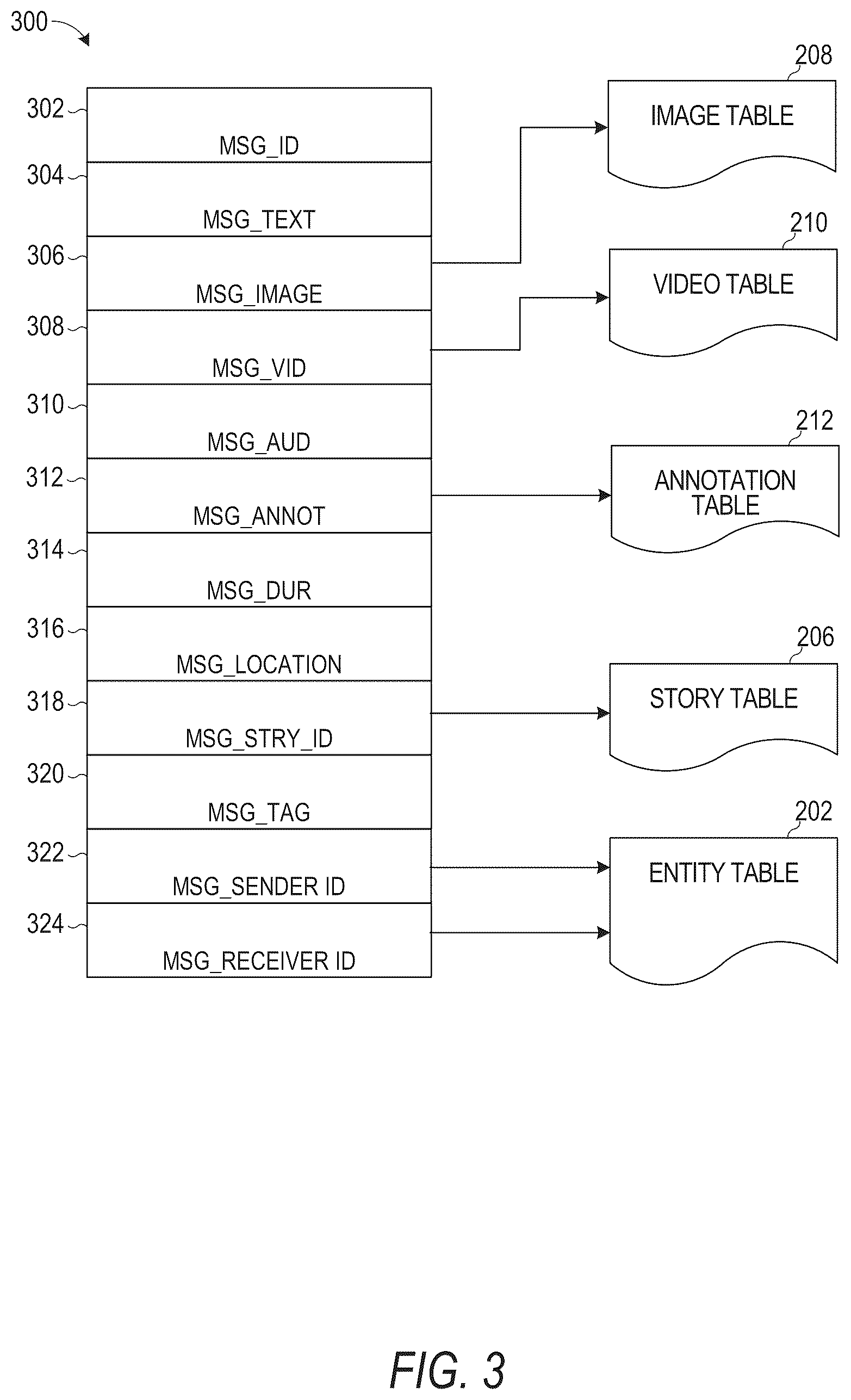 Patent US11847302 Figure 3 – Spatial navigation and creation interface