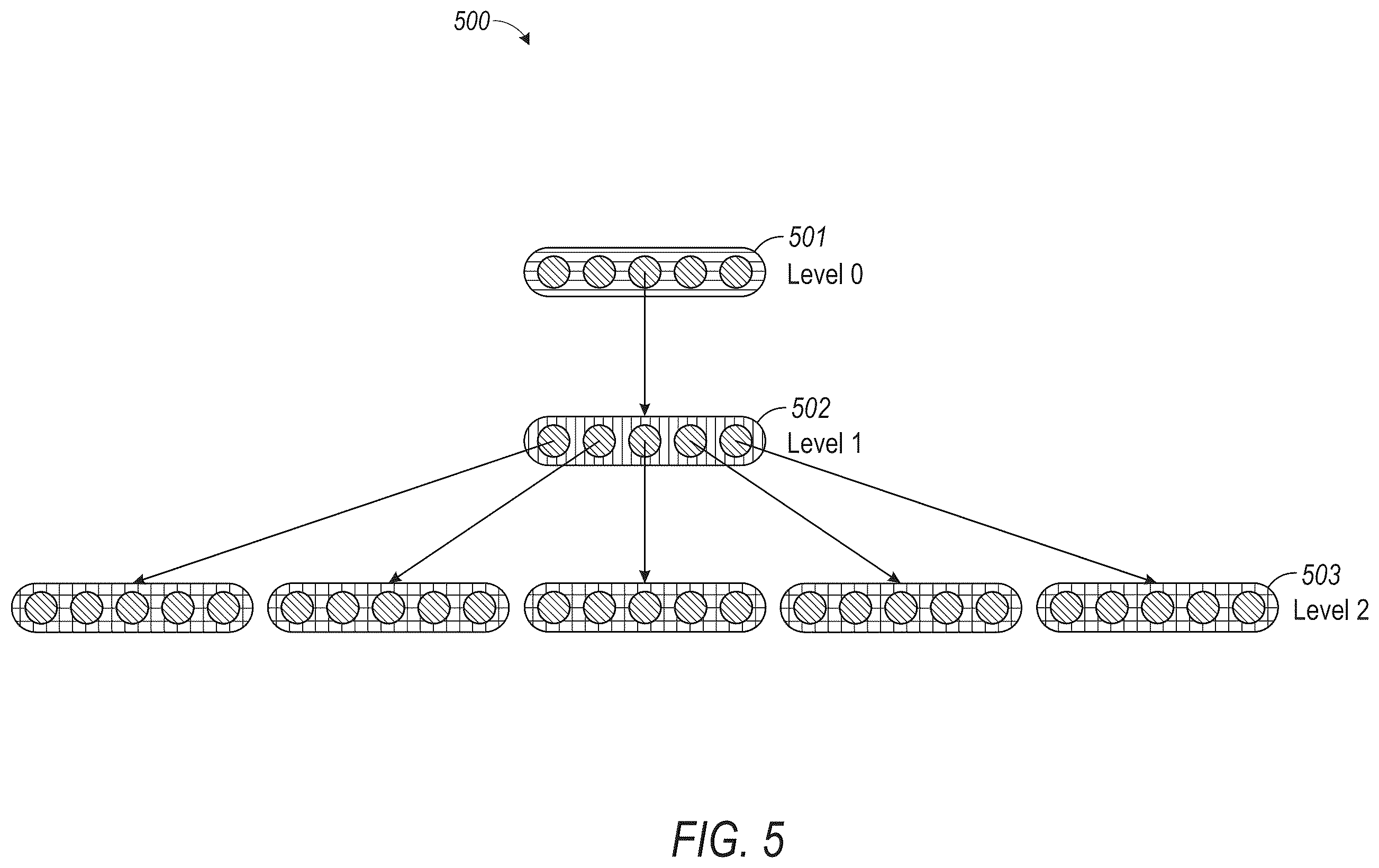 Patent US11847302 Figure 5 – Spatial navigation and creation interface