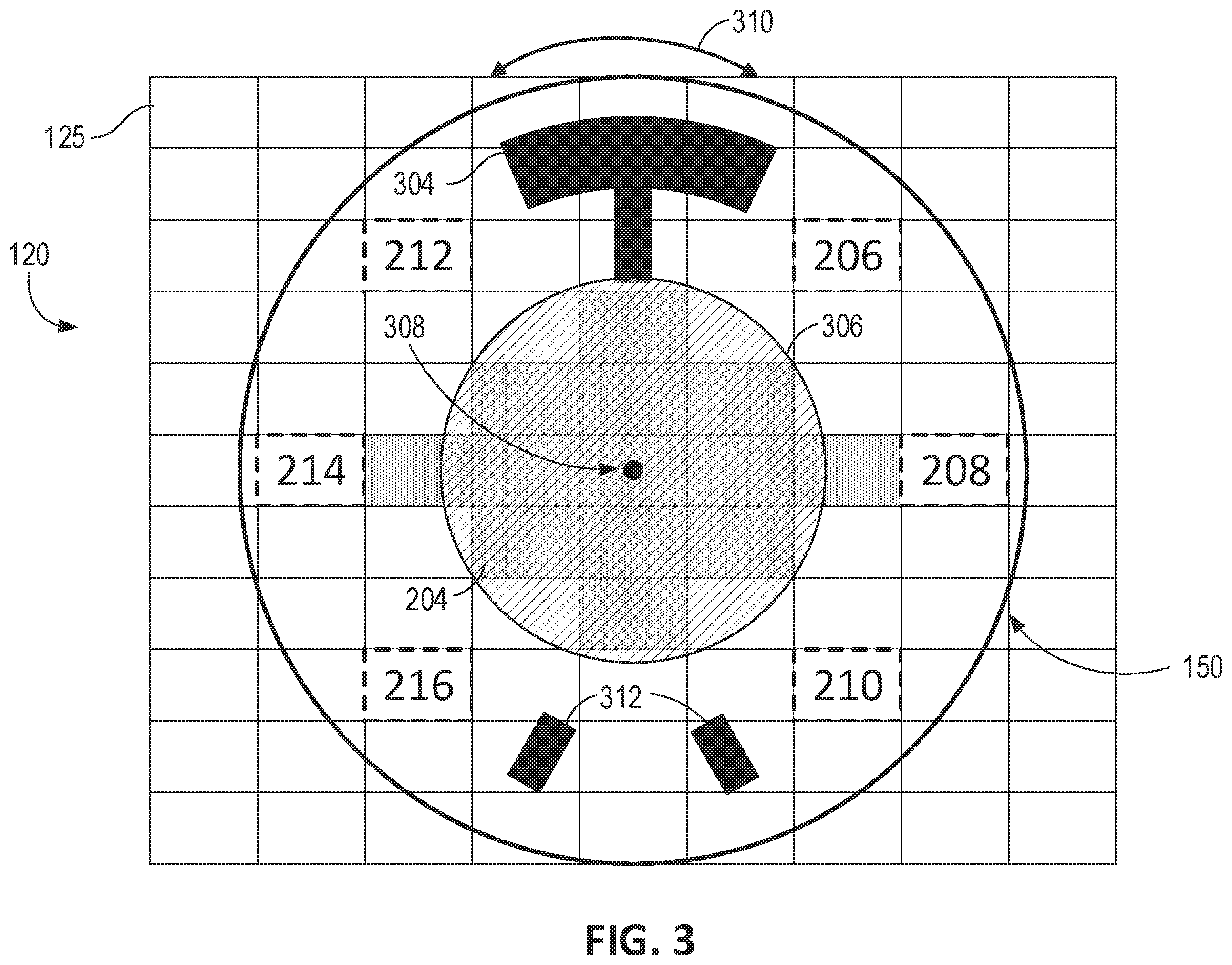 Patent US11847306 Figure 3 – Rotatable interface with angle determination