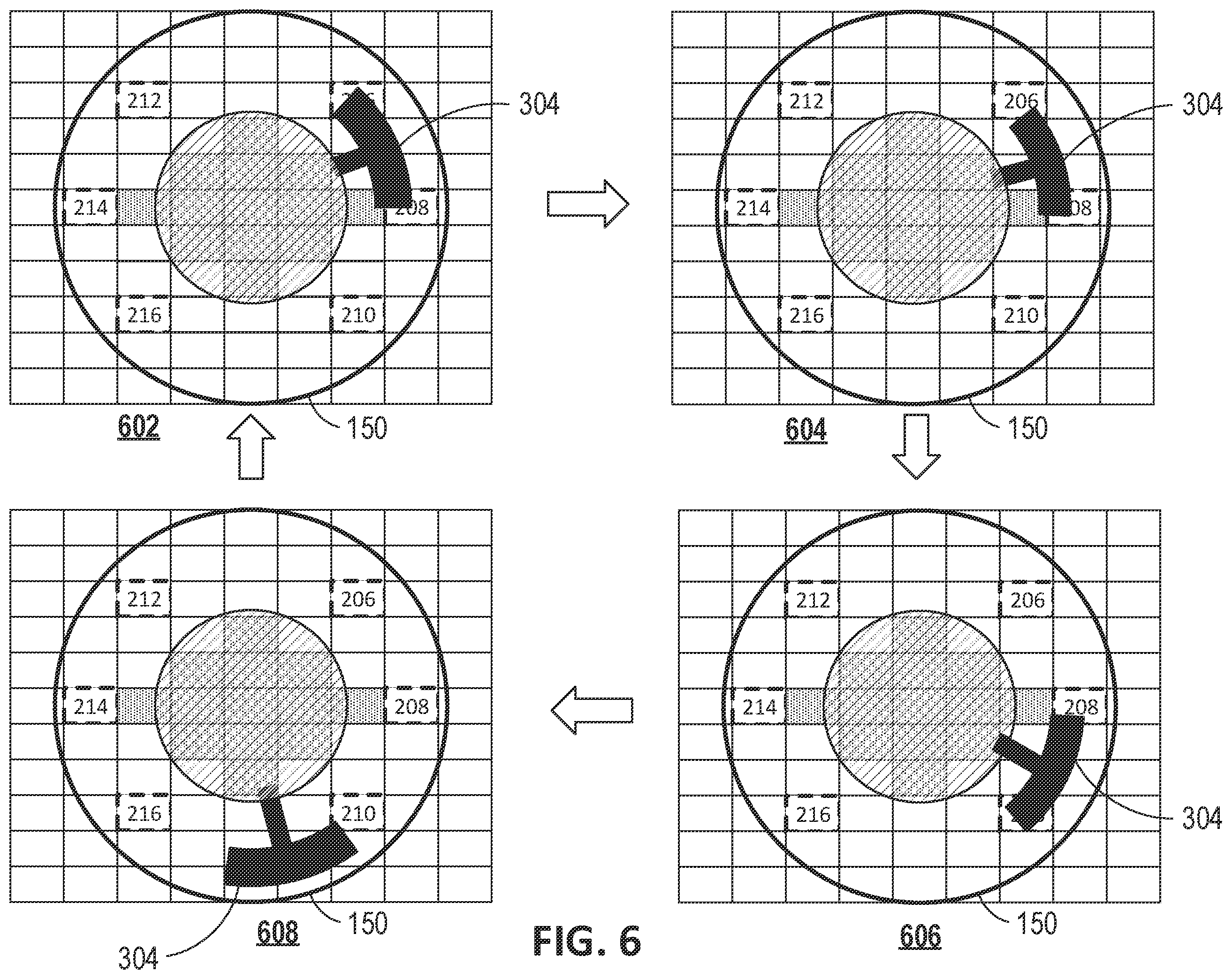 Patent US11847306 Figure 6 – Rotatable interface with angle determination