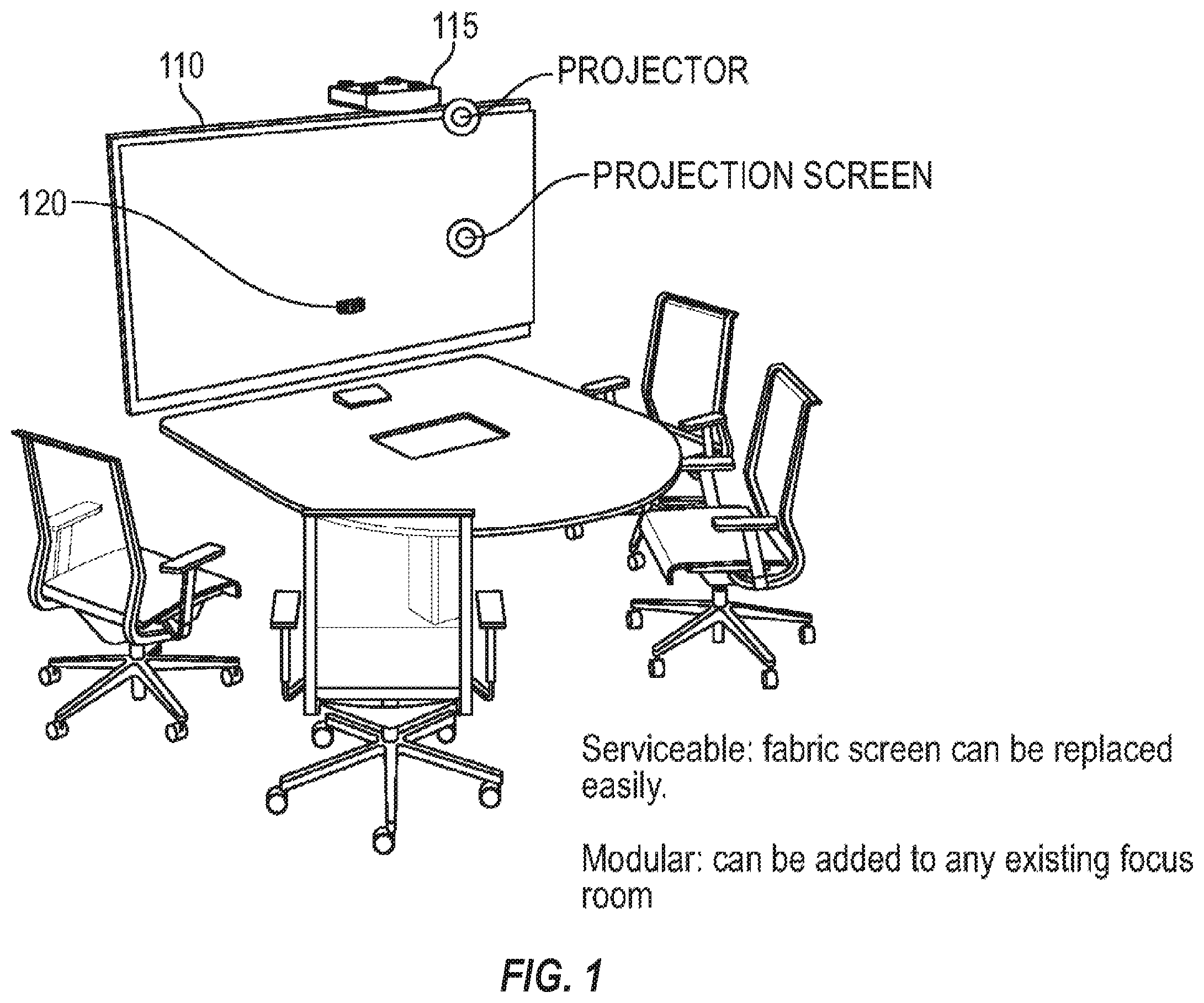 Patent US11847307 Figure 1 – Intelligent content display for network-based communications