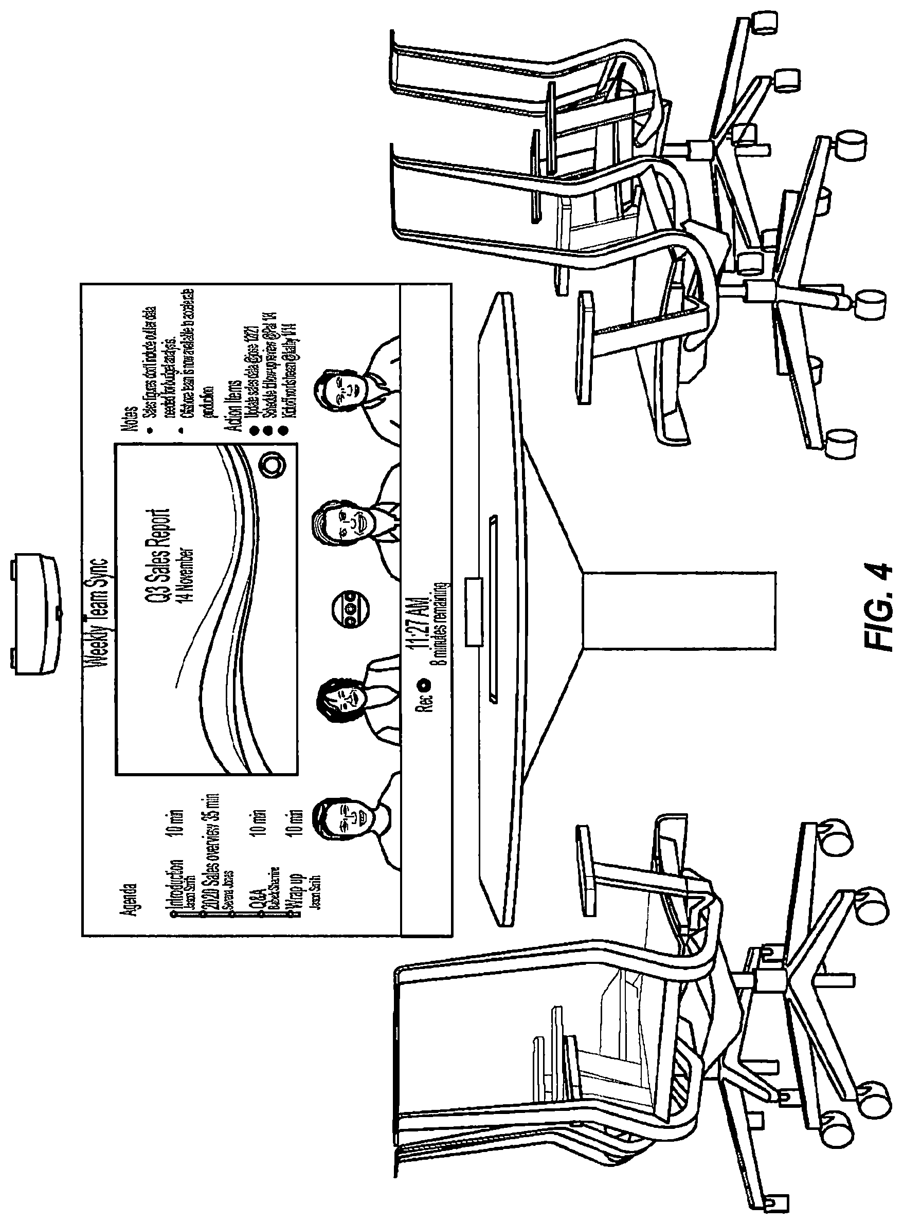 Patent US11847307 Figure 4 – Intelligent content display for network-based communications