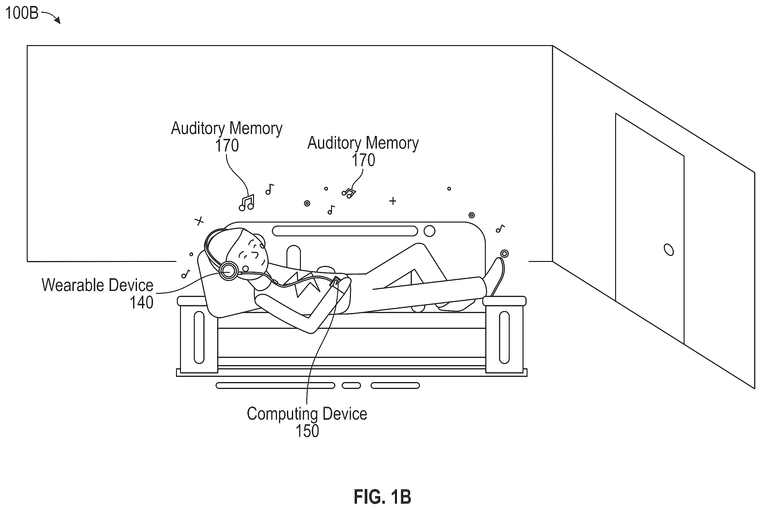 Patent US11847309 Figure 2 – Auditory memories