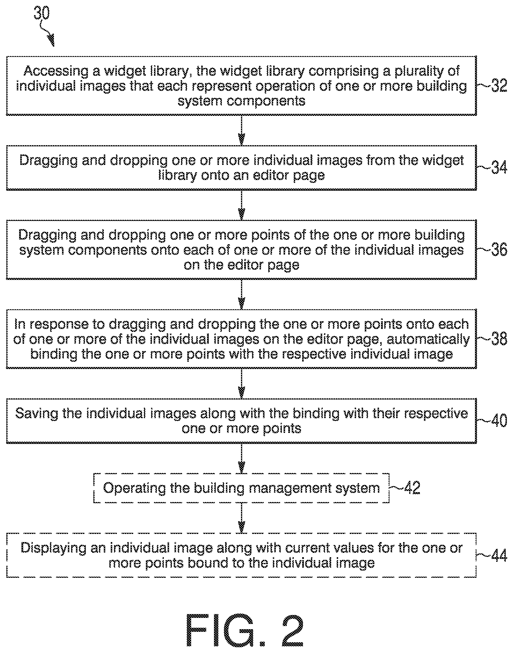 Patent US11847310 Figure 2 – System and method for auto binding graphics to components in a building management system