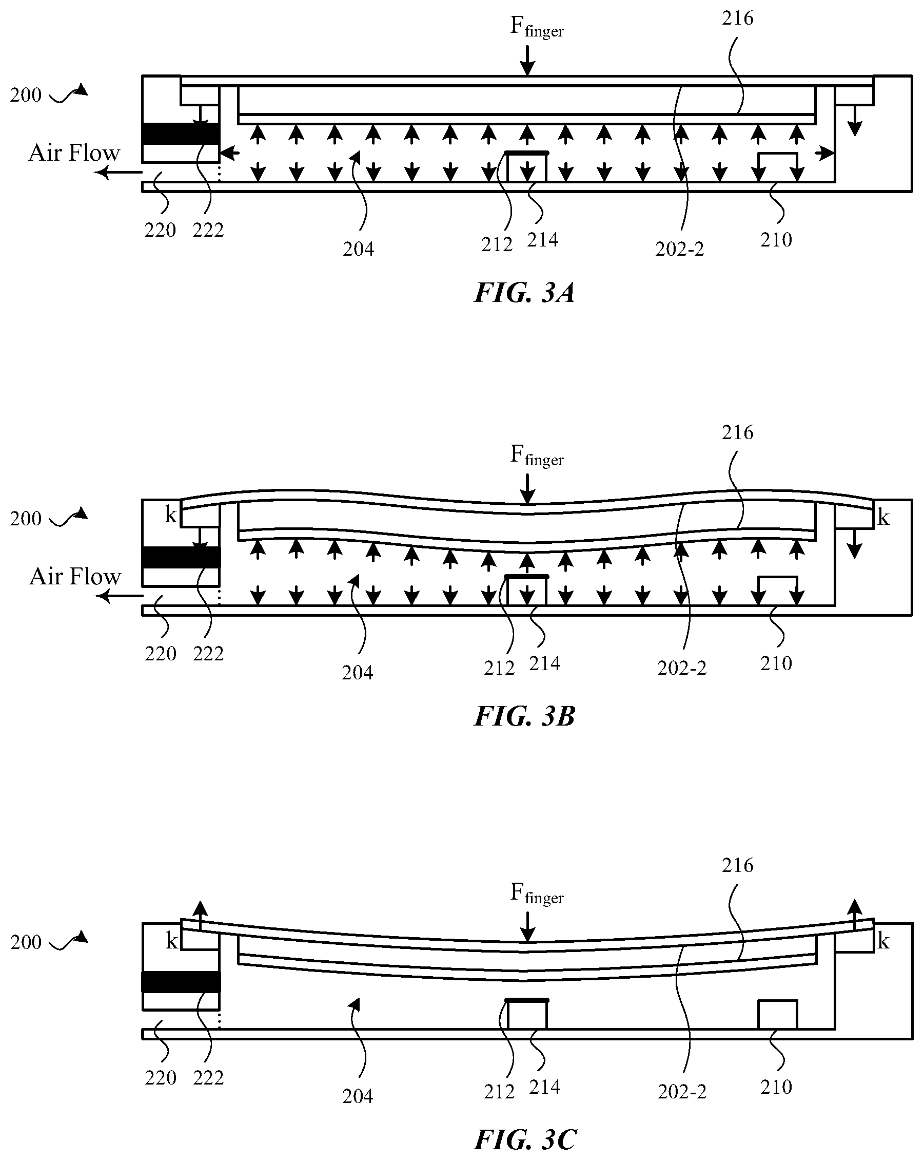 Patent US11847311 Figure 4 – Characterization of a venting state or other system parameter that affects the characterization of a force applied to a device