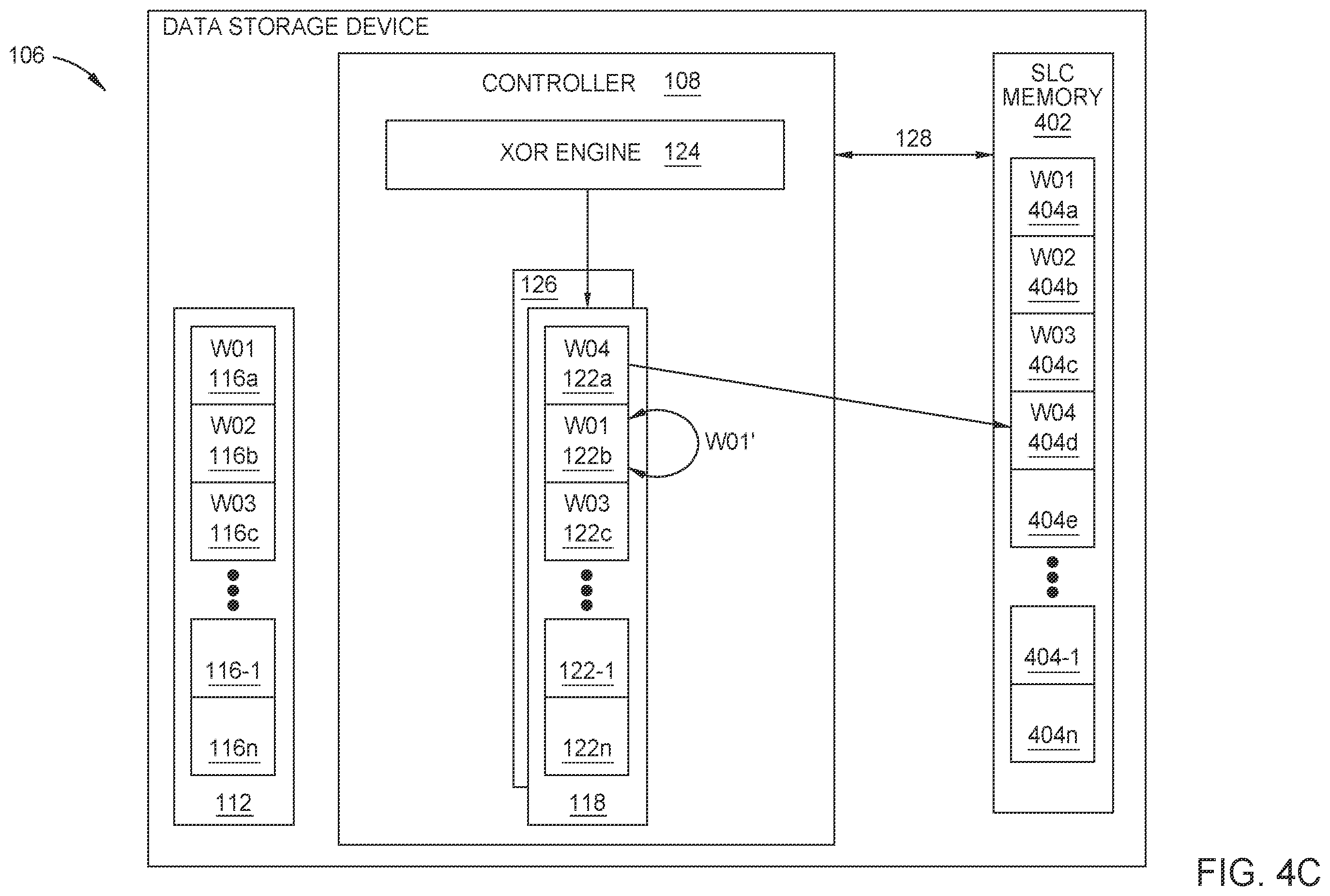 Patent US11847337 Figure 7 – Data parking for ZNS devices