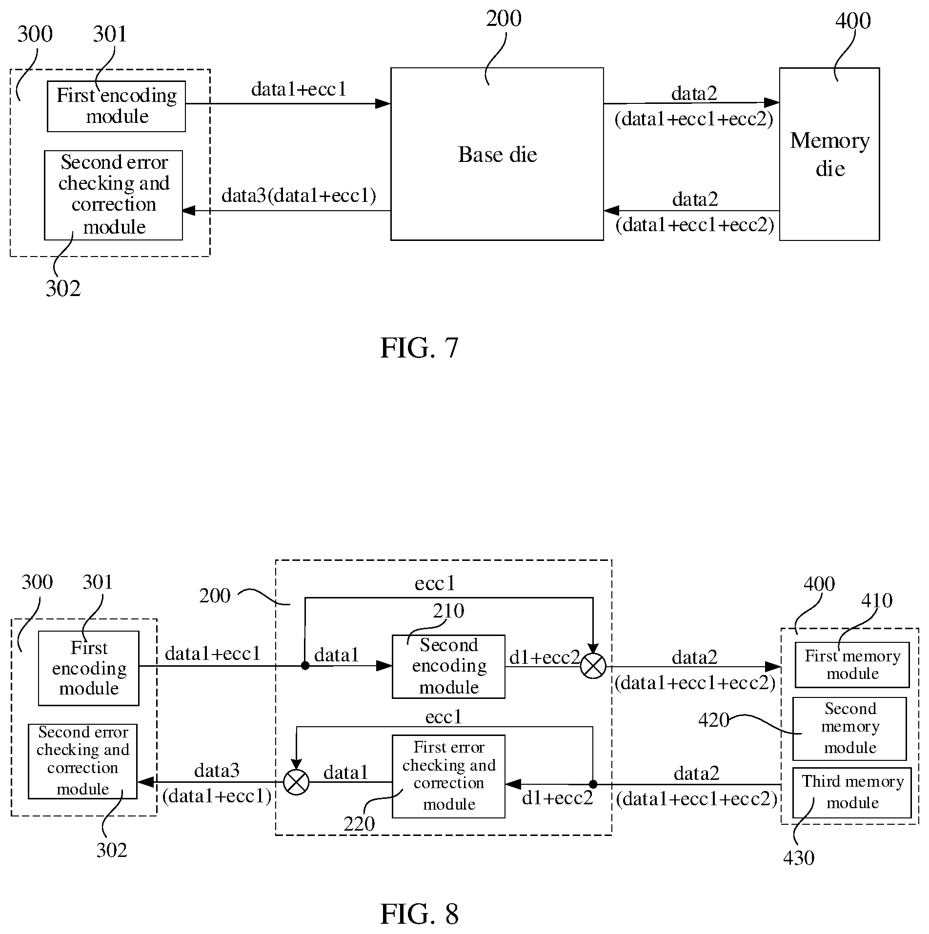 Patent US11847344 Figure 4 – Base die, memory system, and semiconductor structure