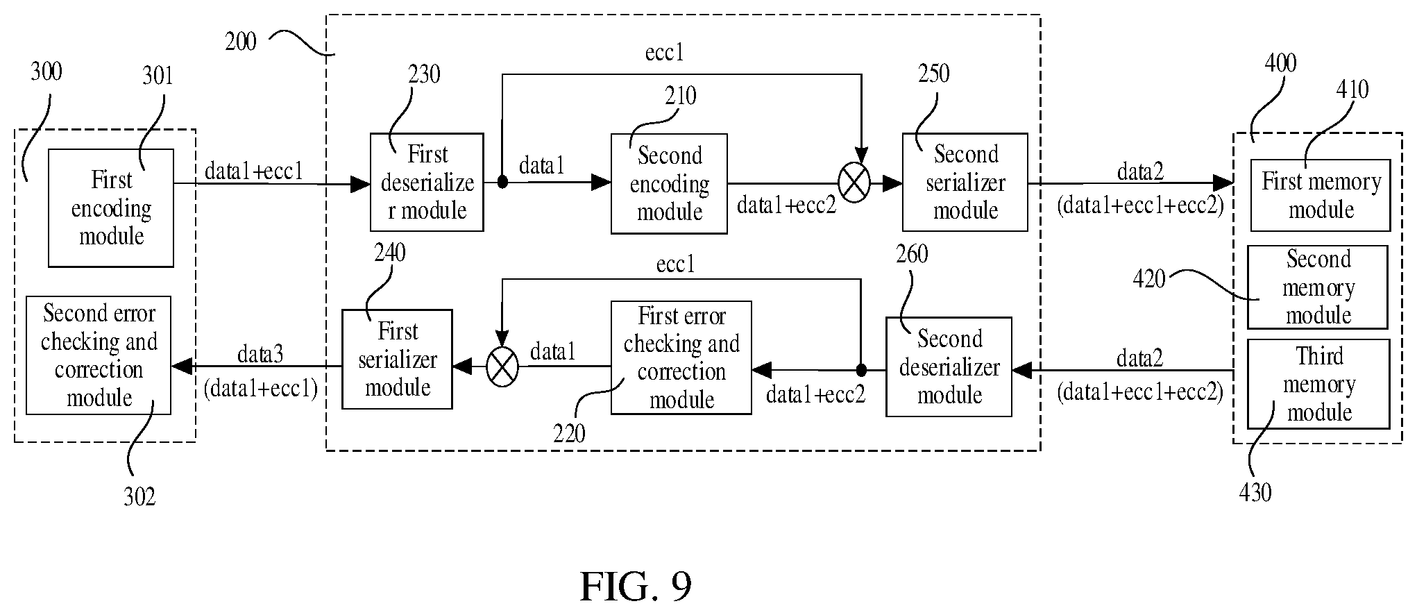 Patent US11847344 Figure 5 – Base die, memory system, and semiconductor structure