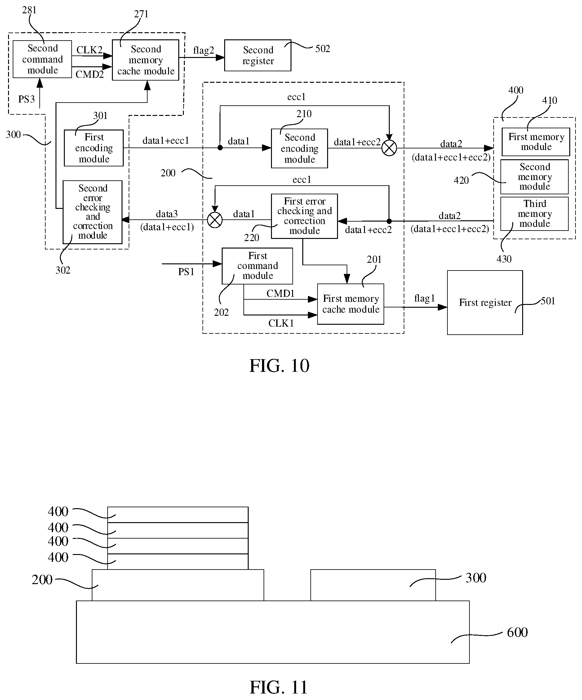 Patent US11847344 Figure 6 – Base die, memory system, and semiconductor structure