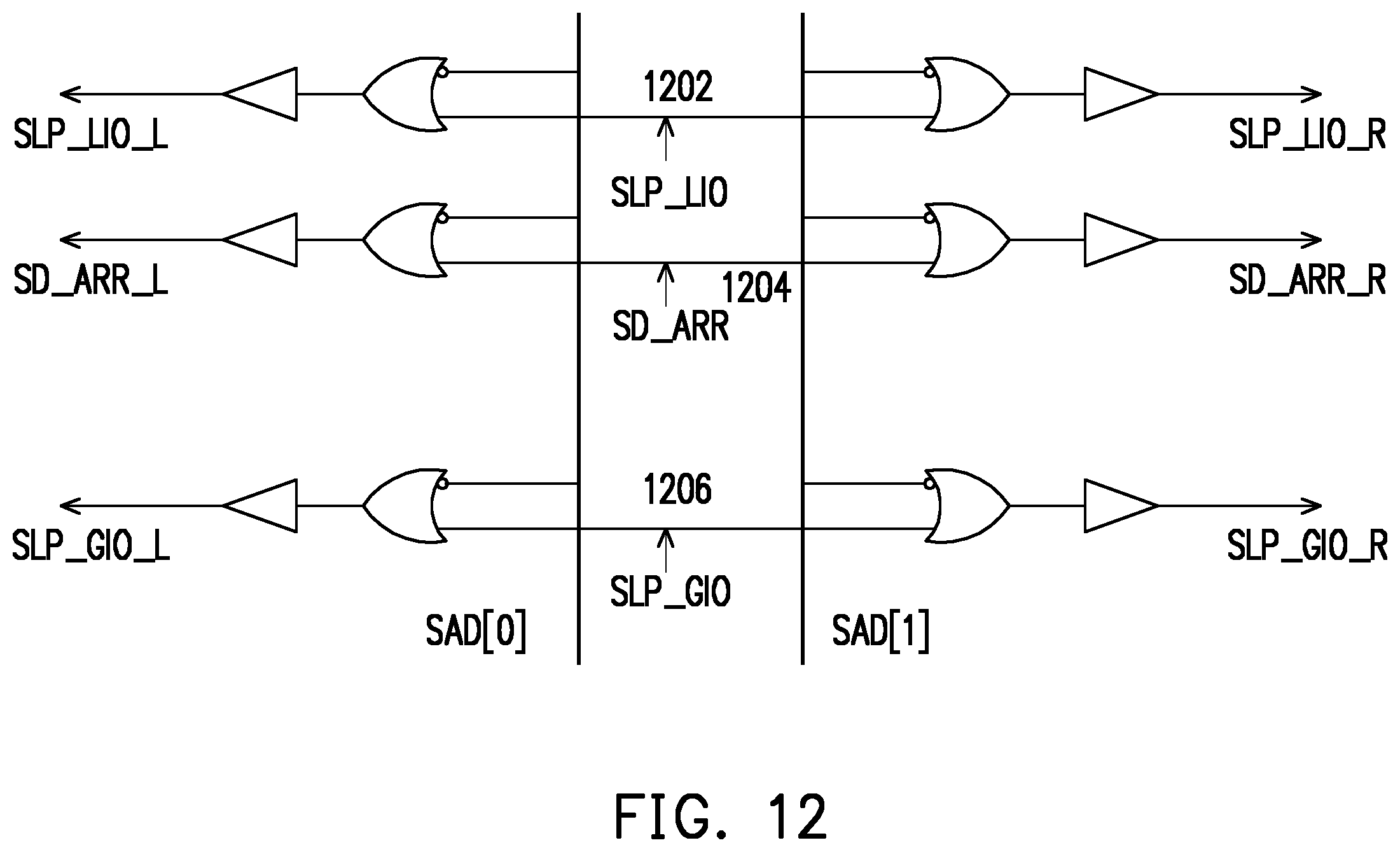 Patent US11847345 Figure 12 – Memory circuit including an array control inhibitor