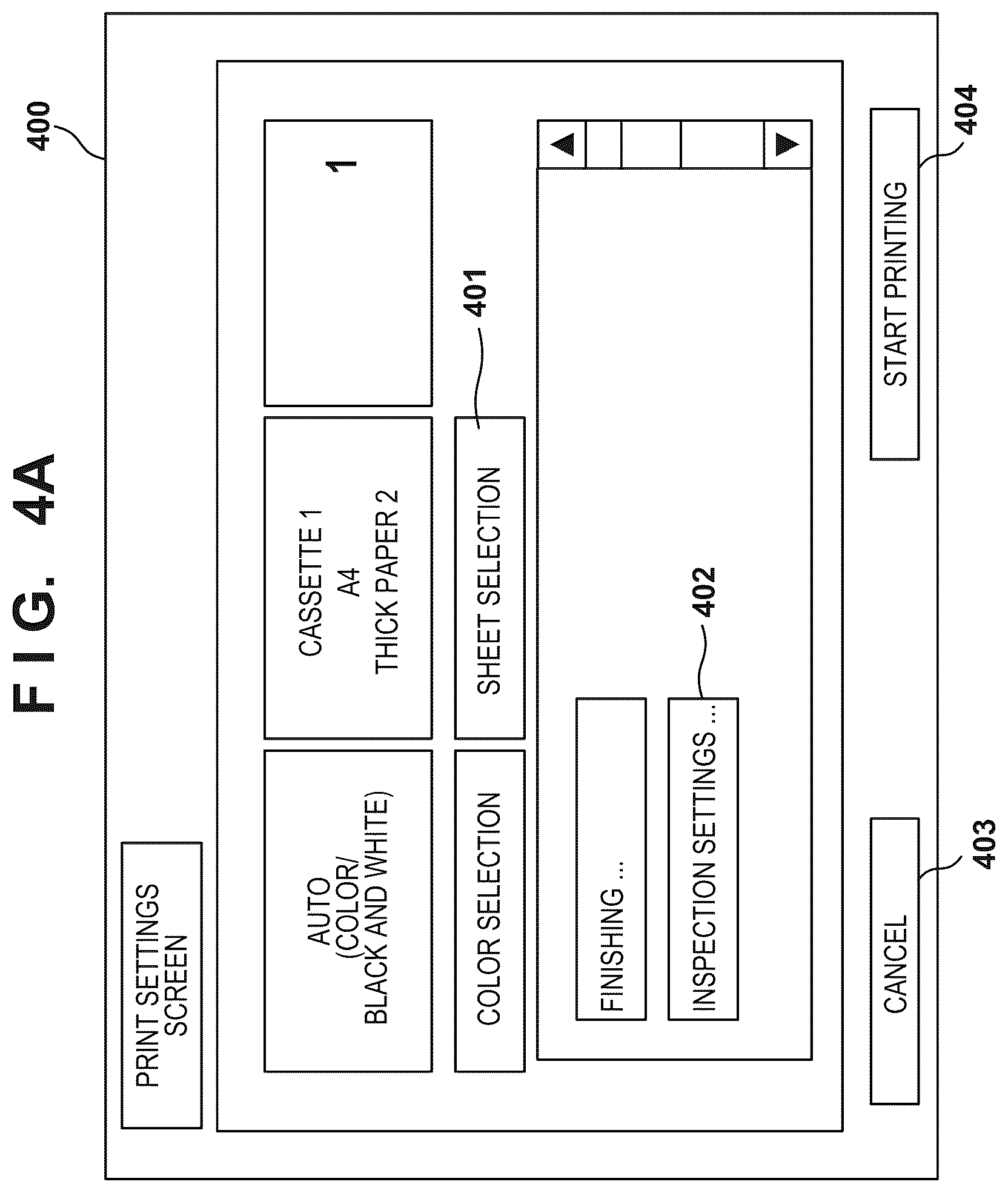 Patent US11847359 Figure 4 – Image forming system for inspecting an image formed on a sheet based on an image editing process intensity