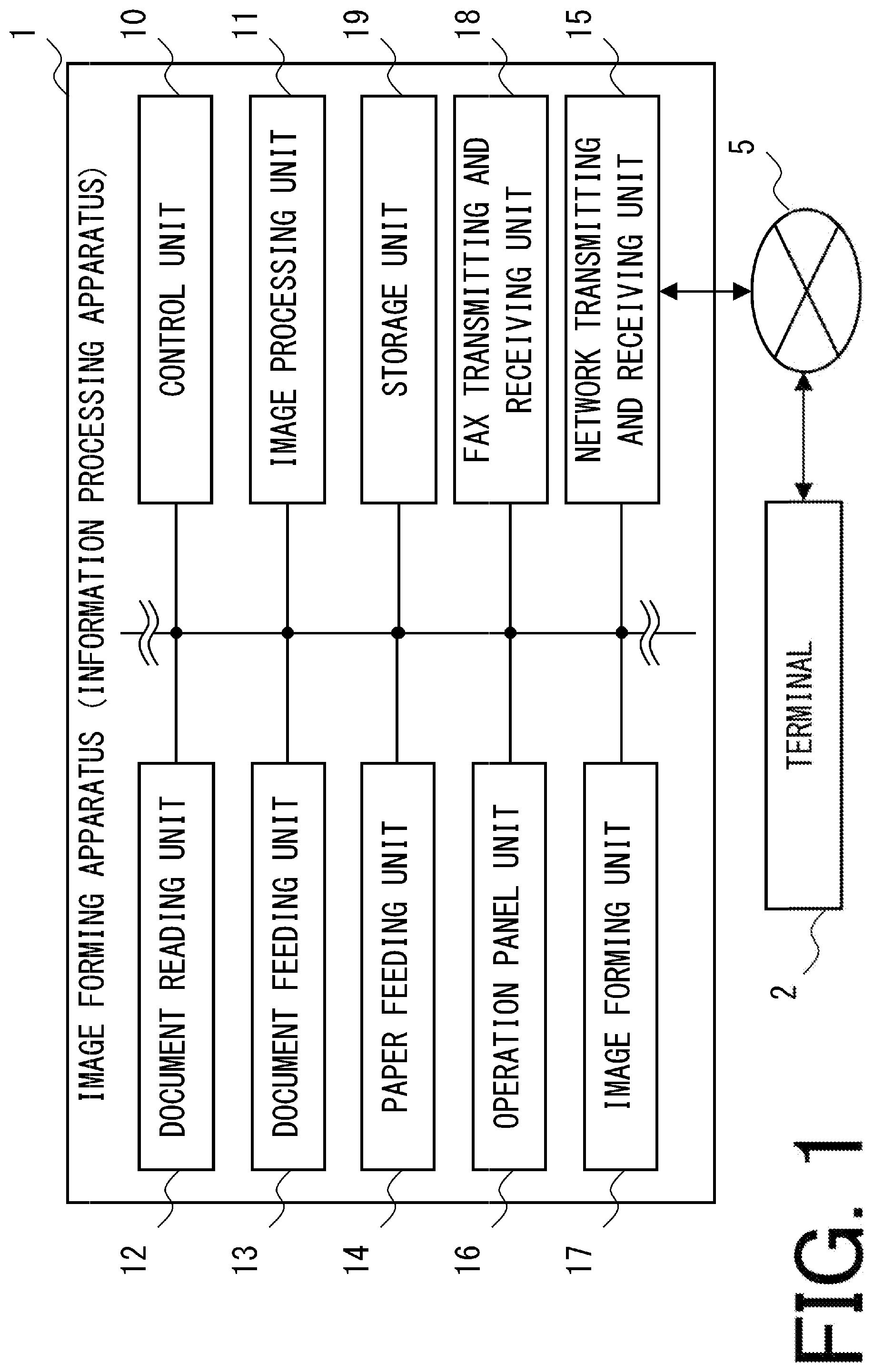 Patent US11847365 Figure 1 – Information processing apparatus, image forming apparatus, and work estimation method for accurately estimating work related to printing