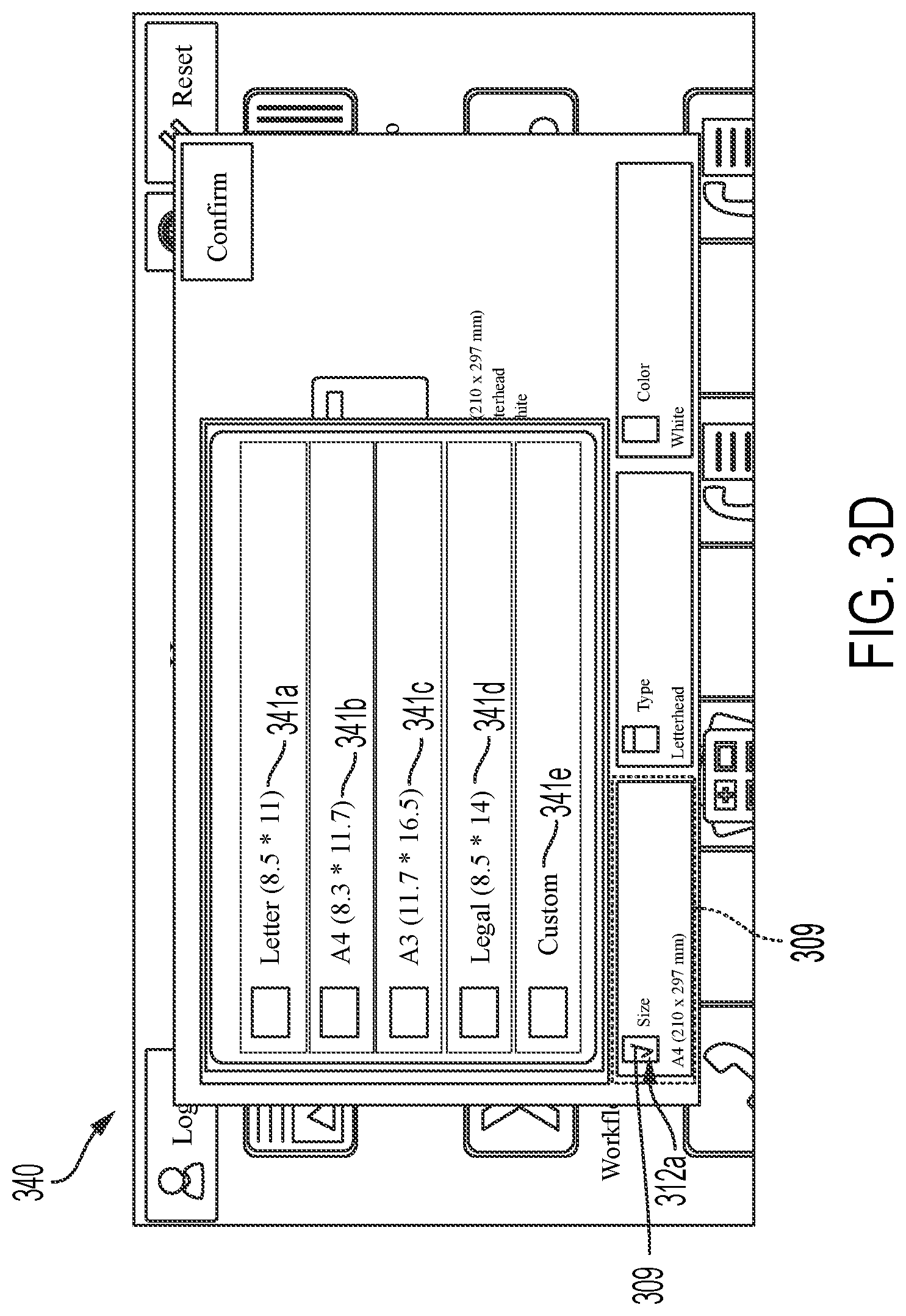 Patent US11847366 Figure 6 – Reserving a tray for a user for special media printing