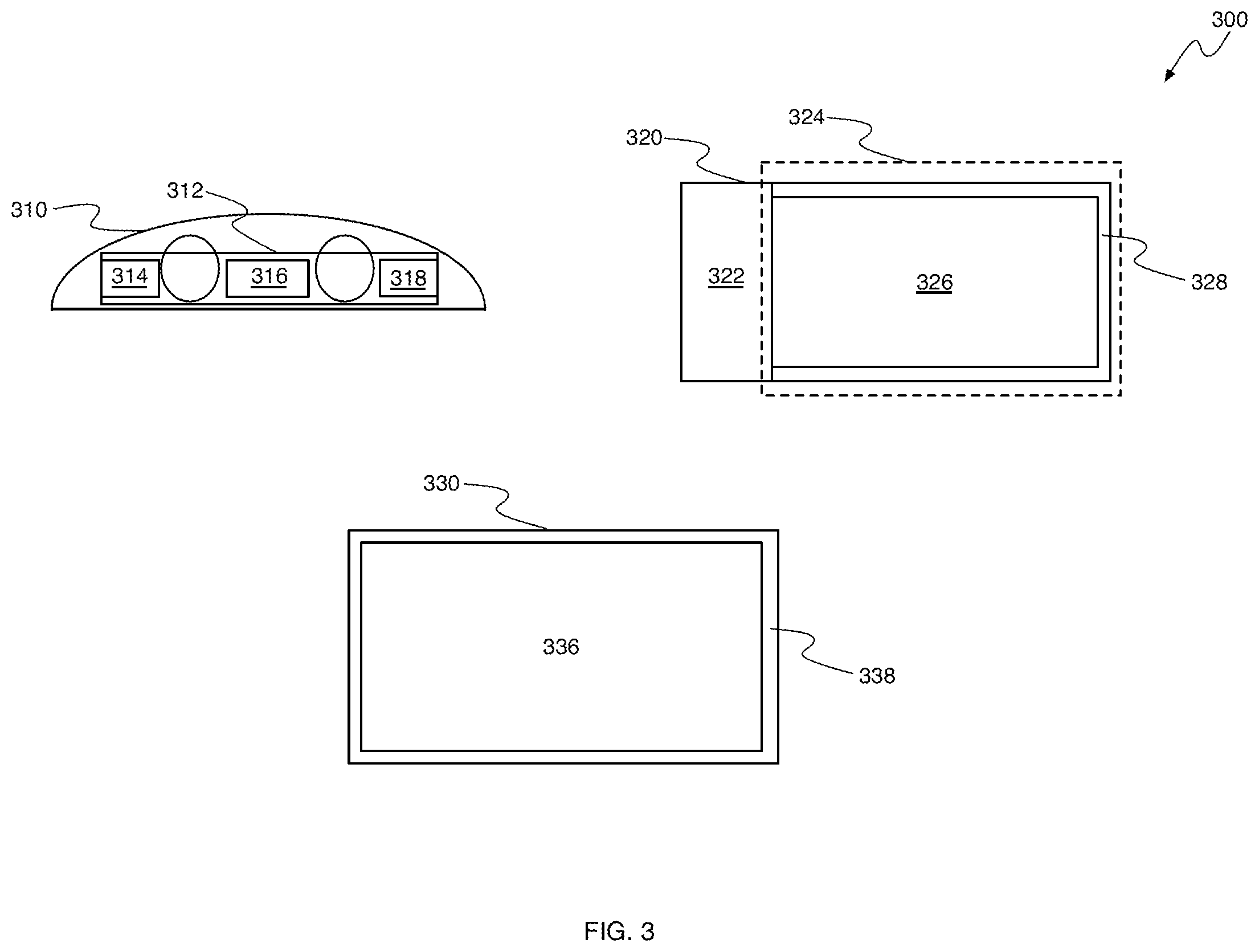 Patent US11847375 Figure 3 – Coordinating adjustments to composite graphical user interfaces generated by multiple devices