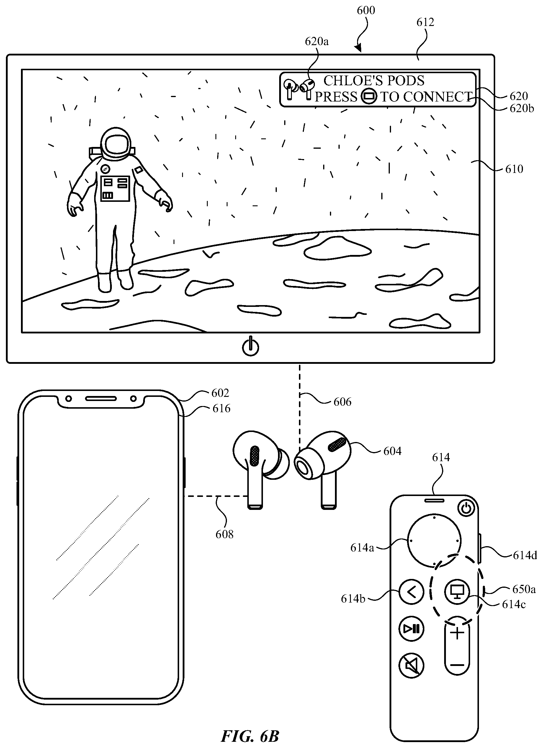 Patent US11847378 Figure 10 – User interfaces for audio routing