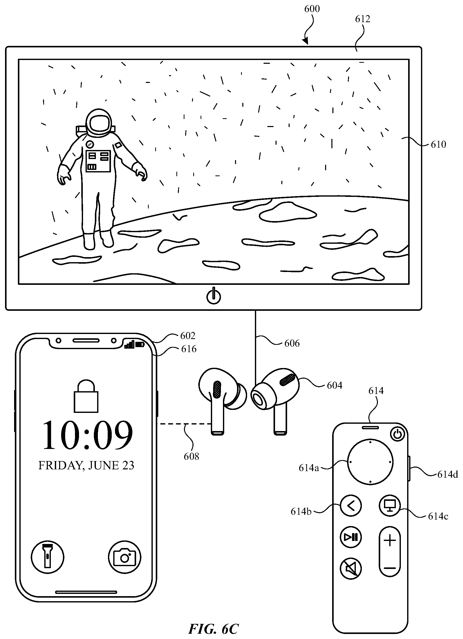 Patent US11847378 Figure 11 – User interfaces for audio routing