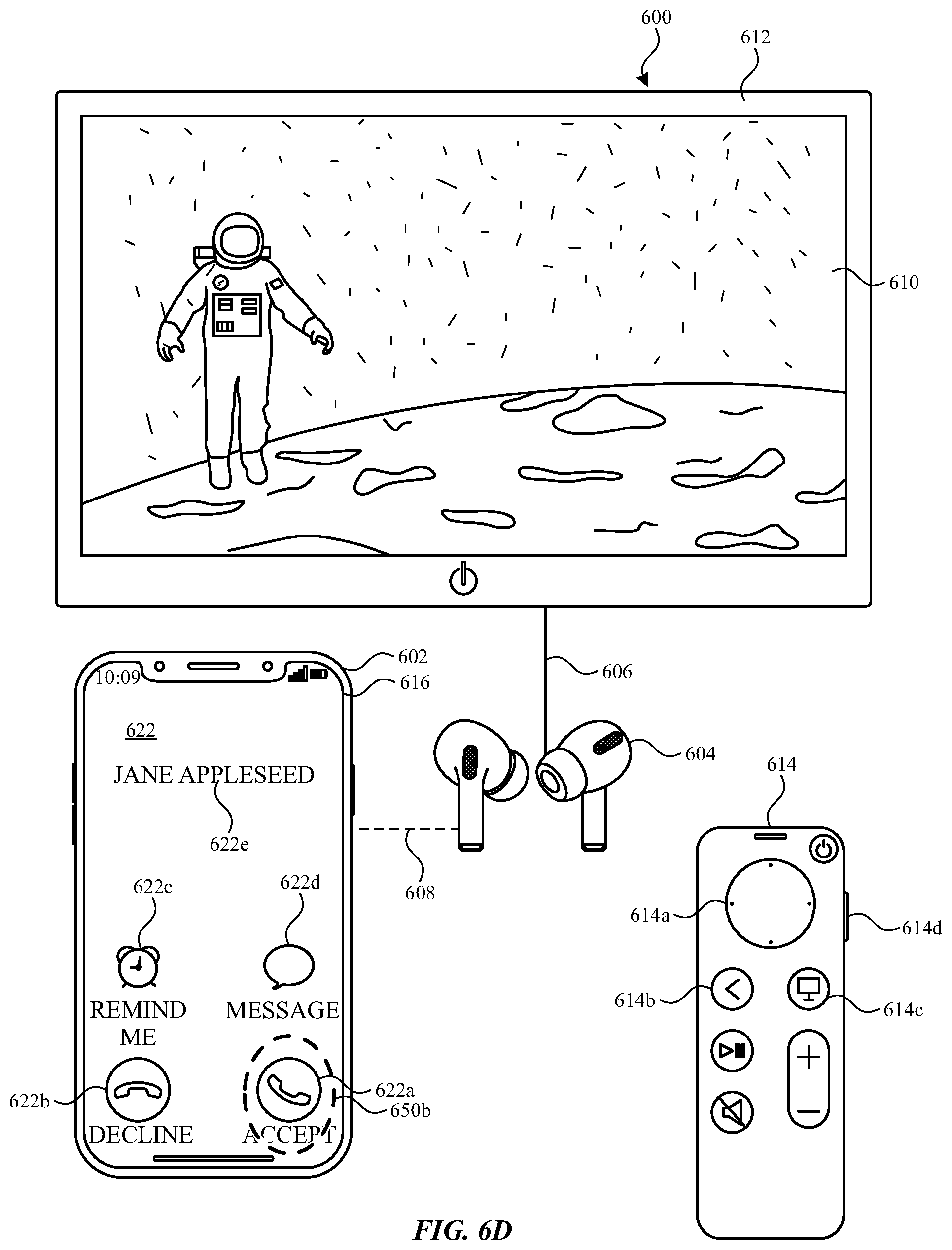 Patent US11847378 Figure 12 – User interfaces for audio routing