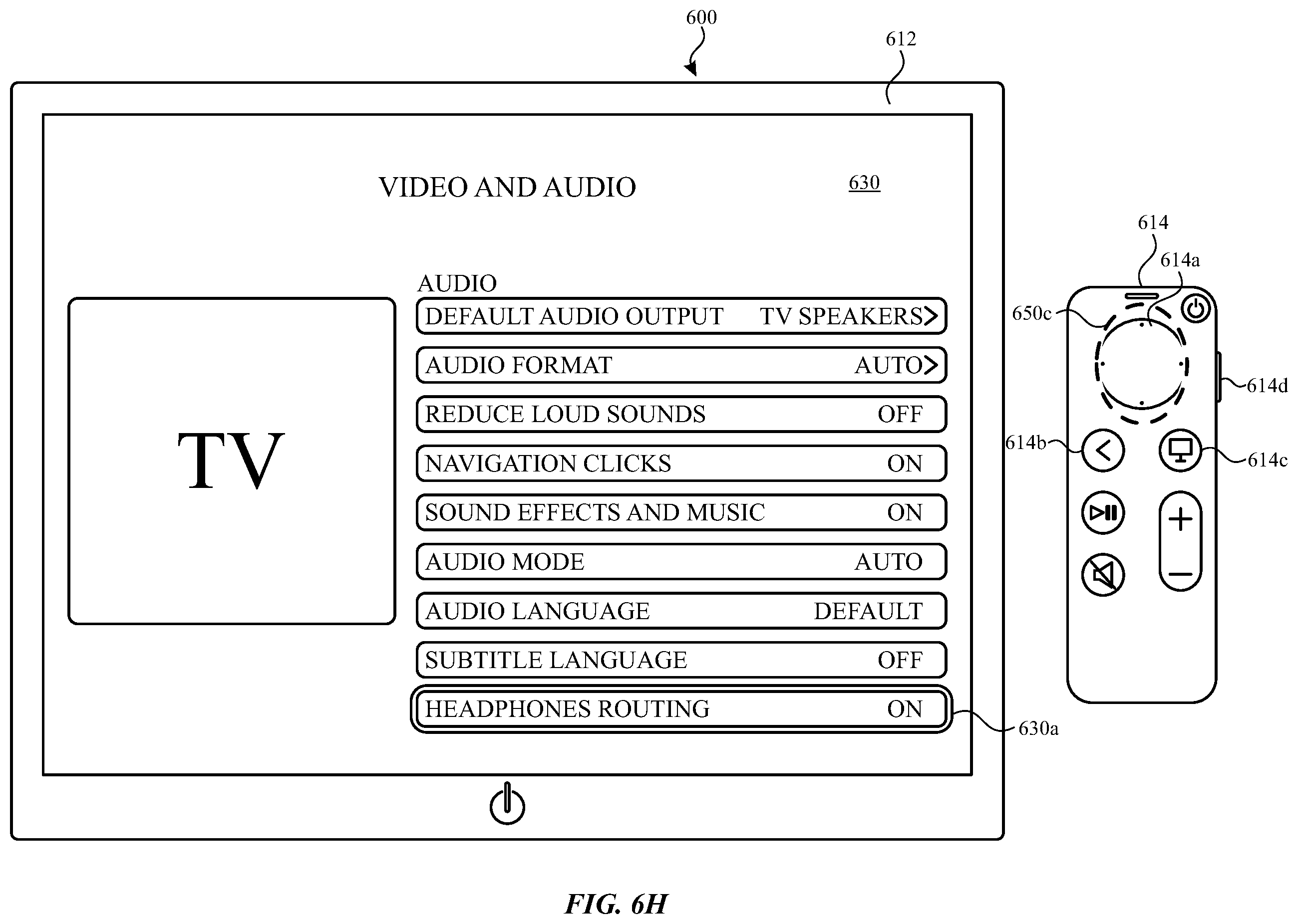Patent US11847378 Figure 16 – User interfaces for audio routing