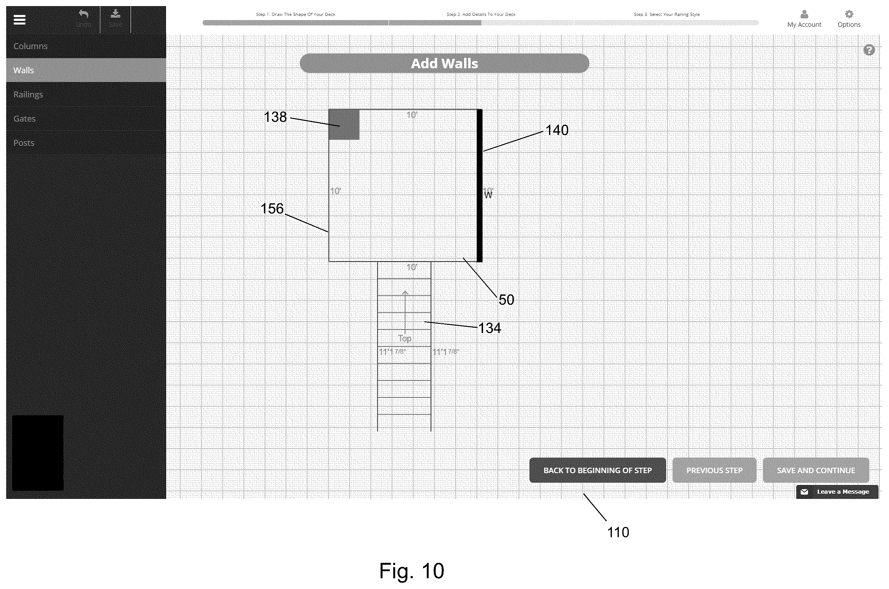 Patent US11847382 Figure 9 – Deck configuration system