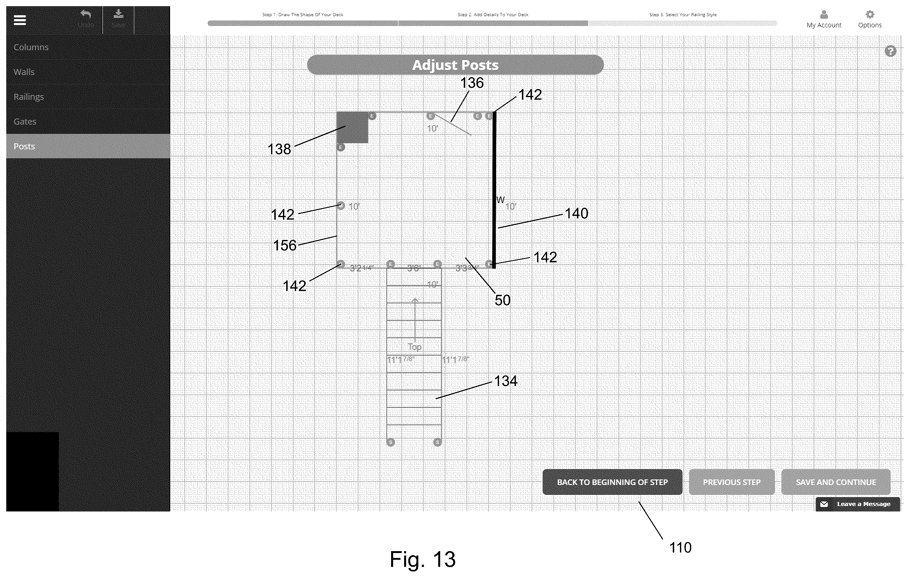Patent US11847382 Figure 12 – Deck configuration system