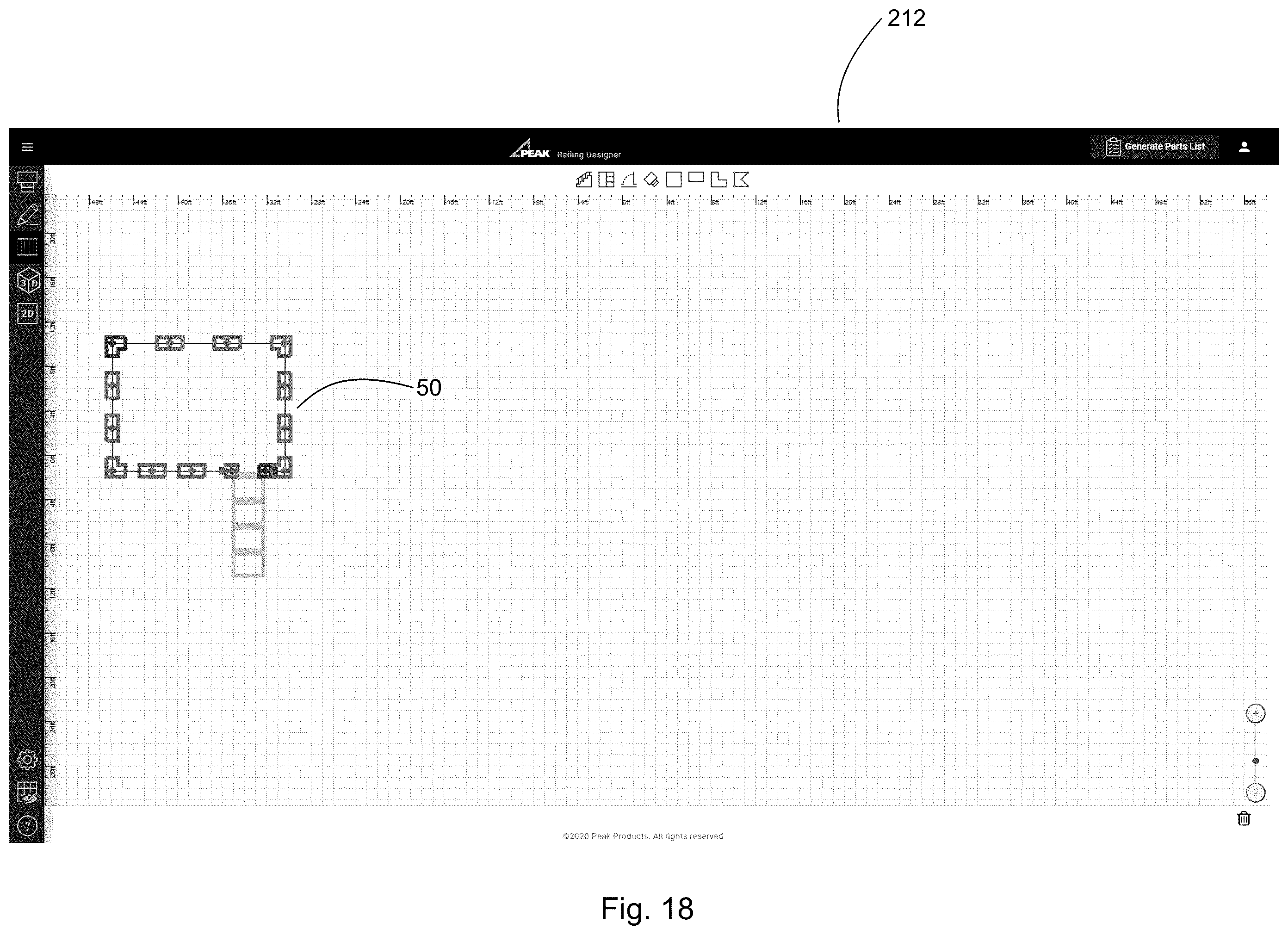 Patent US11847382 Figure 17 – Deck configuration system